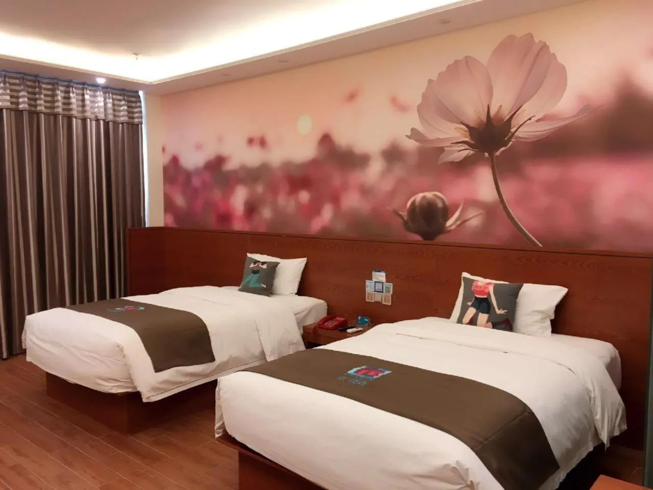 Bed in Pai Hotel Suining North Xishan Road