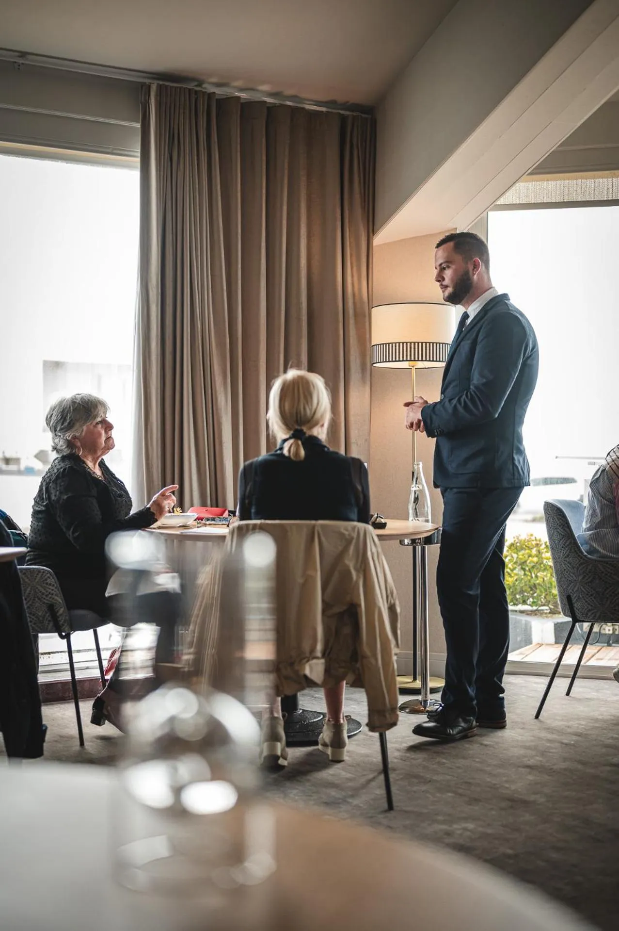 Restaurant/places to eat in Logis Hôtellerie Les Brisants , Restaurant J M Perochon