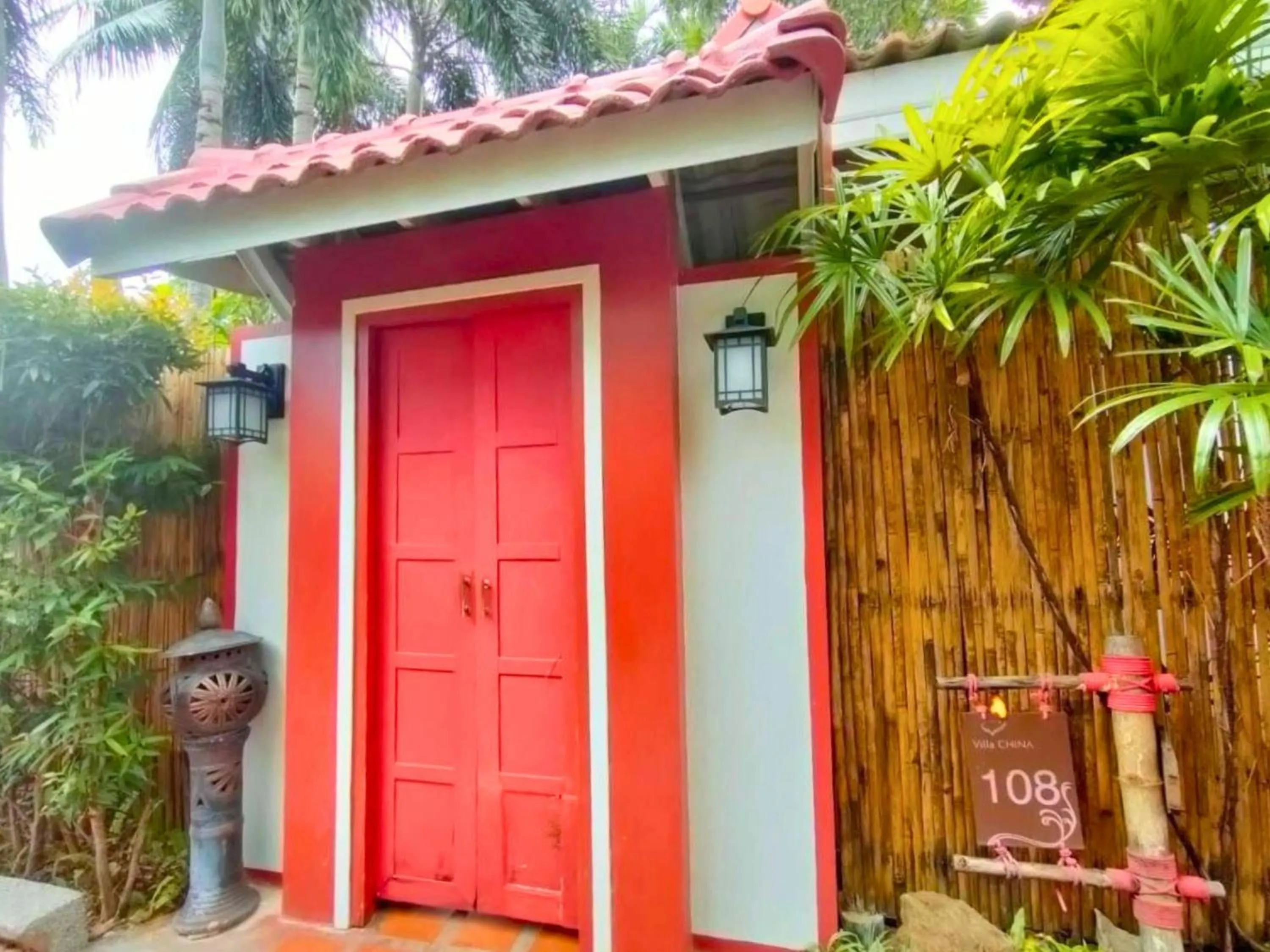 Property building in Vartika Resovilla Kuiburi Beach Resort and Villas