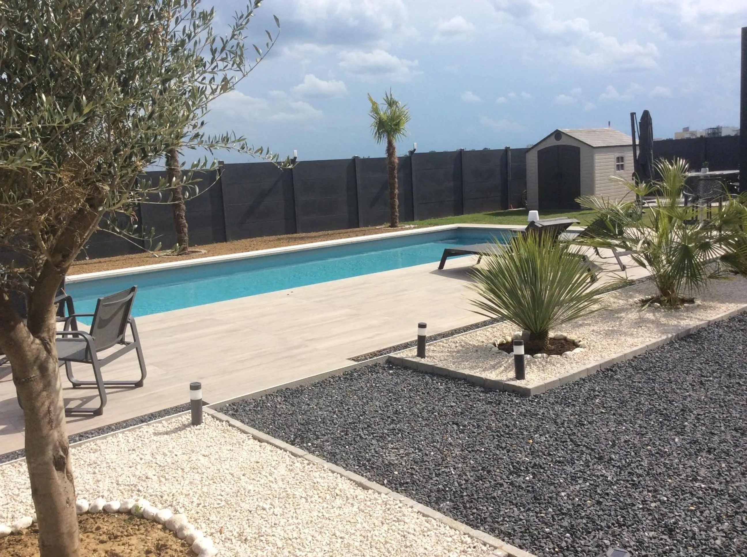 Swimming pool in L'hostellerie du chateau