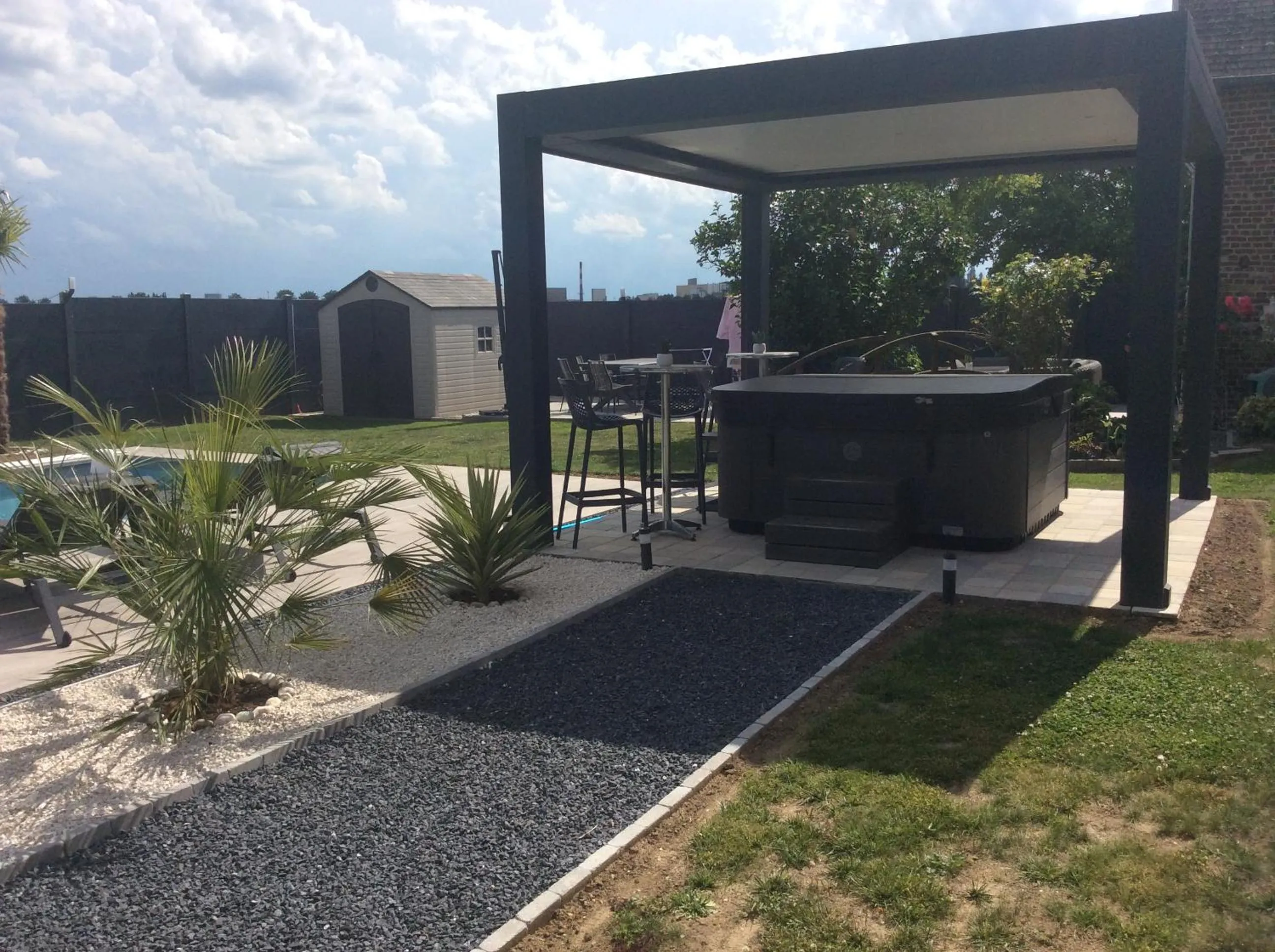 Patio in L'hostellerie du chateau