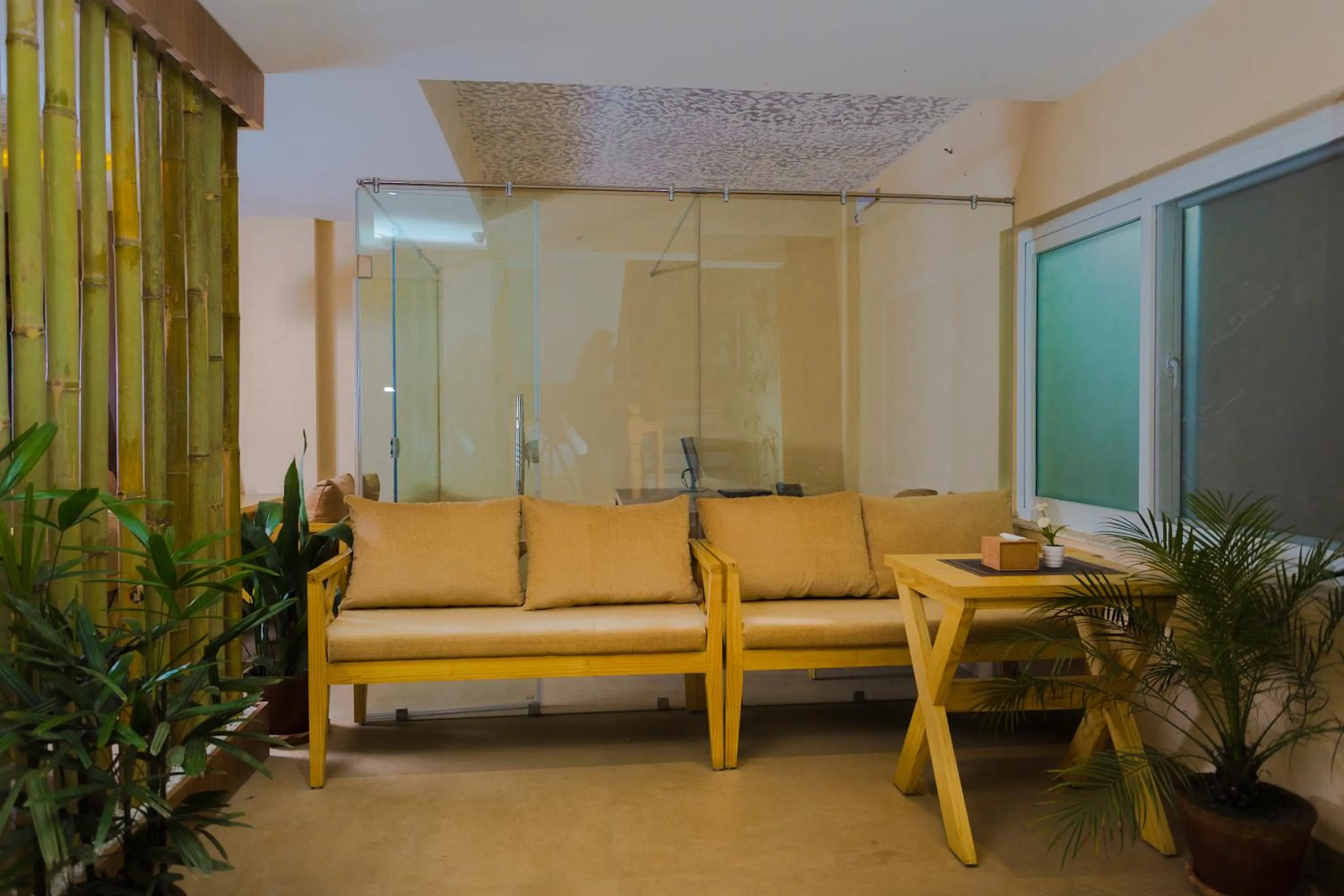 Seating area in Bodhi Boutique Hotel