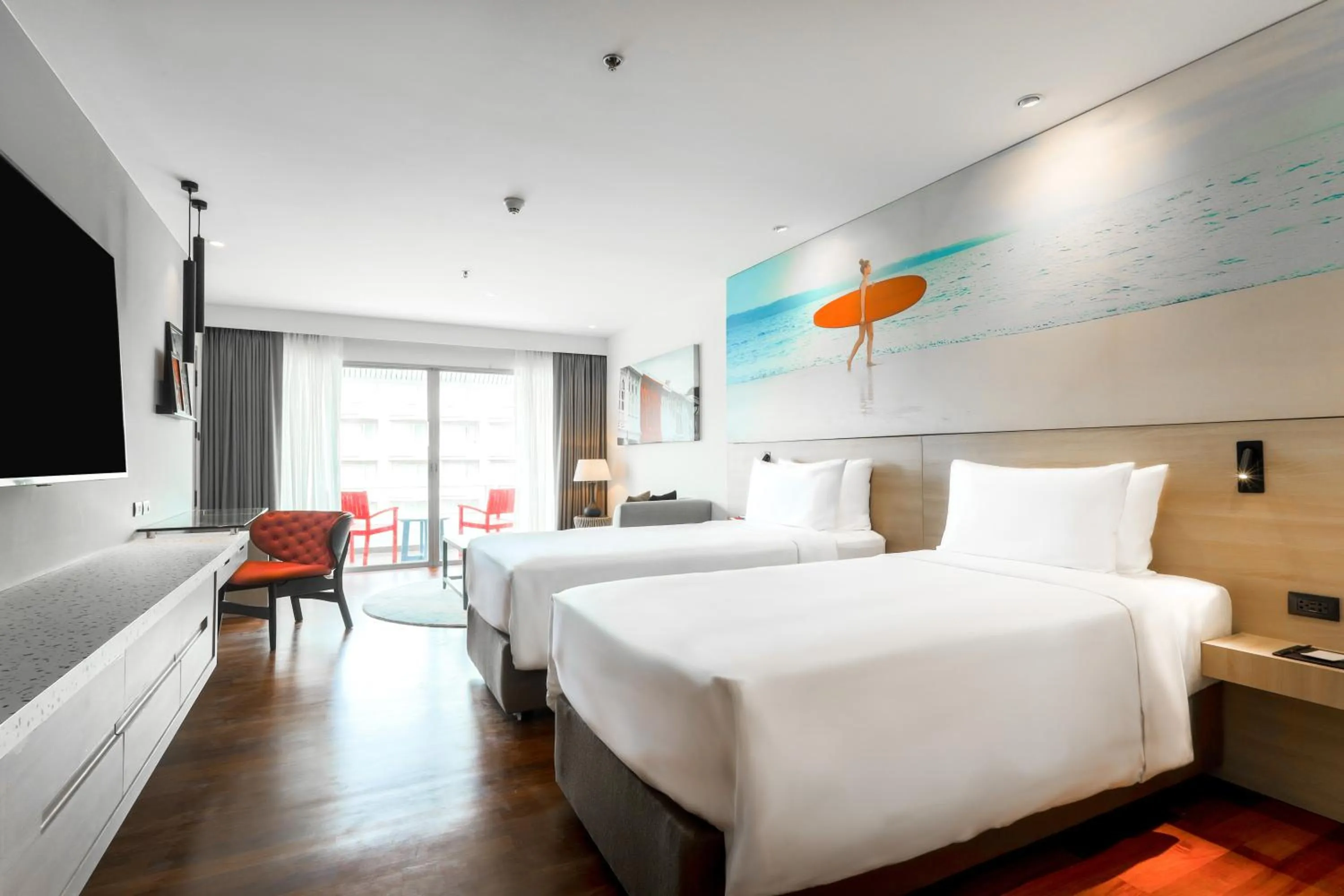Bed in Radisson RED Phuket Patong Beach