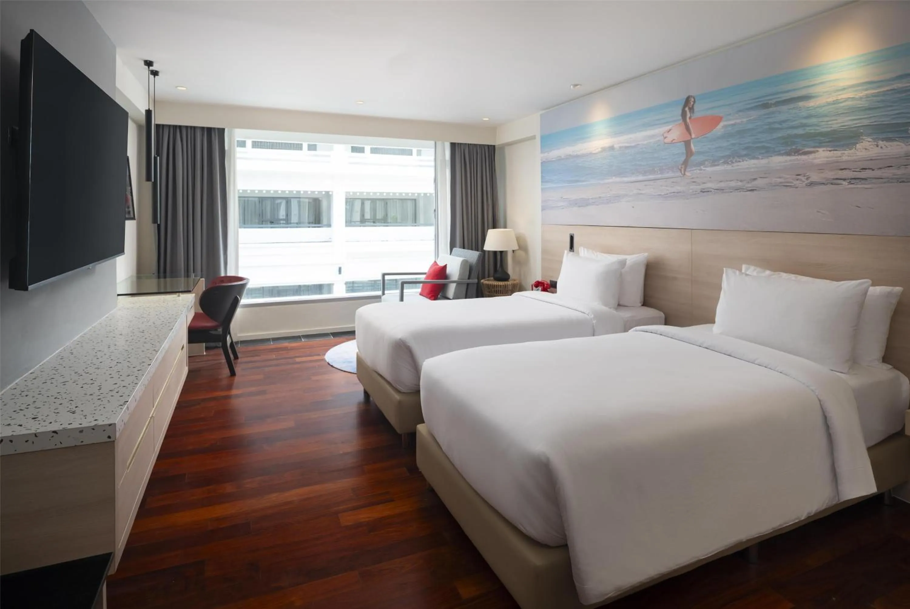 Bedroom, Bed in Radisson RED Phuket Patong Beach