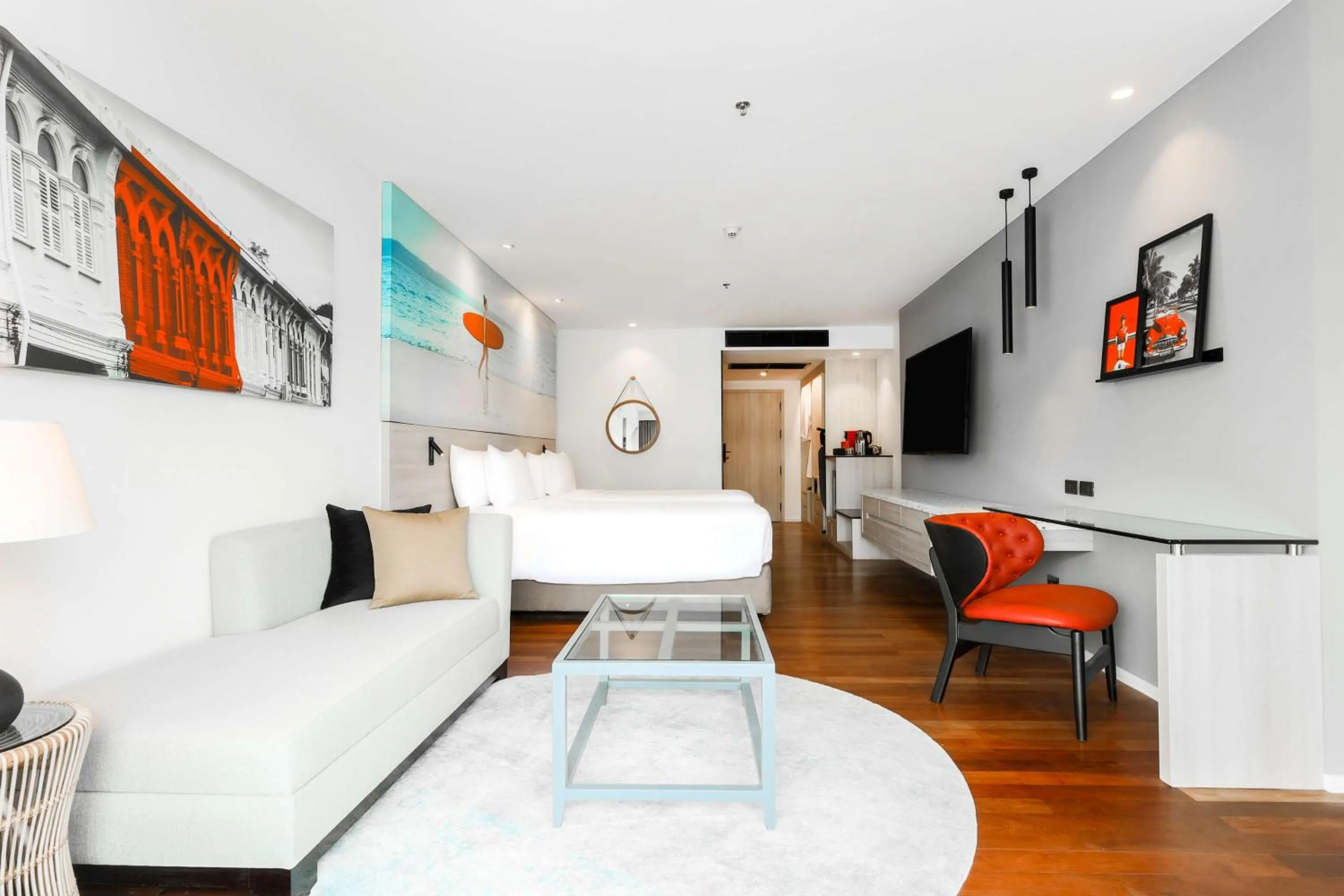 Bedroom, Bed in Radisson RED Phuket Patong Beach