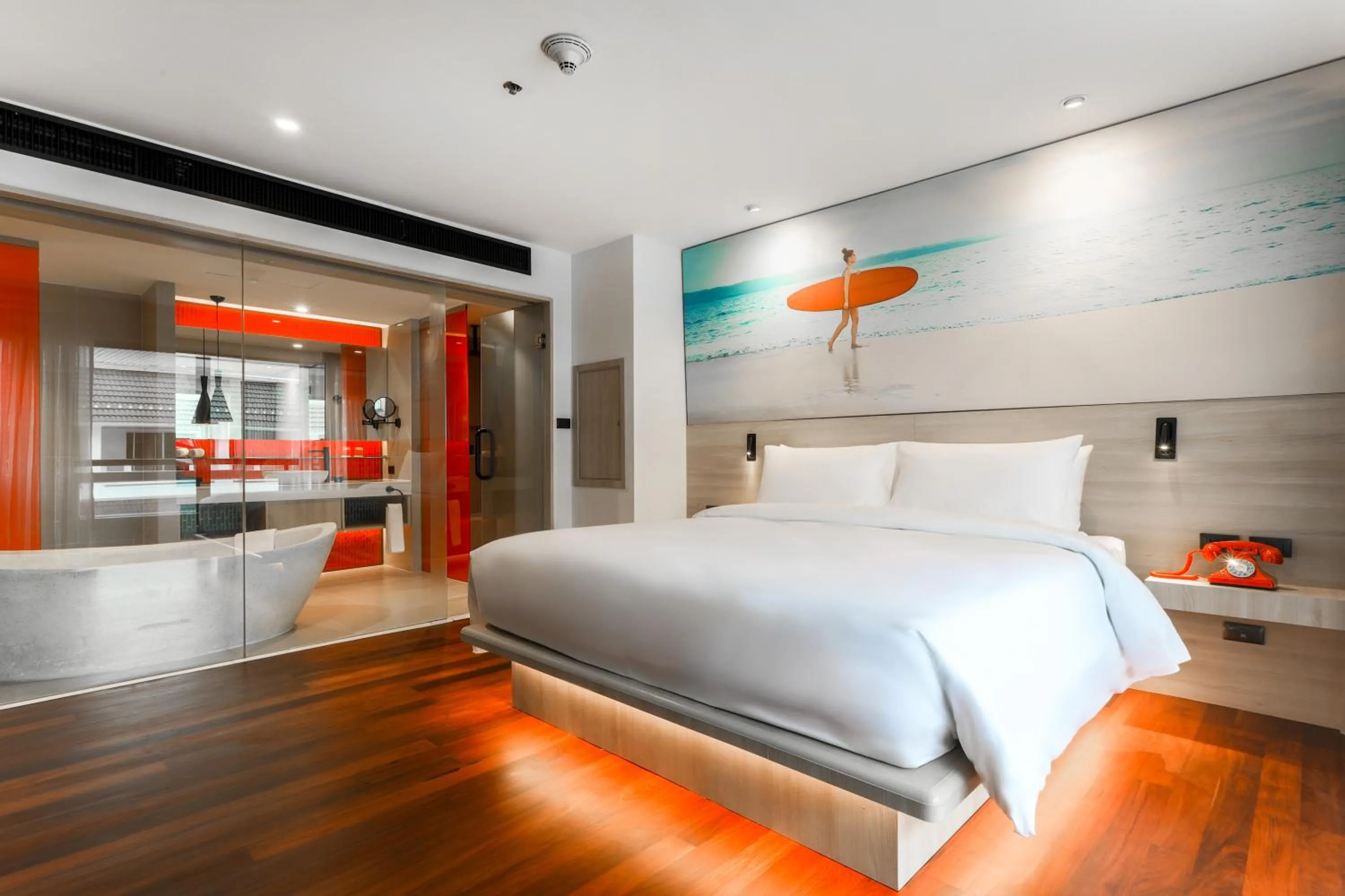 Bed in Radisson RED Phuket Patong Beach