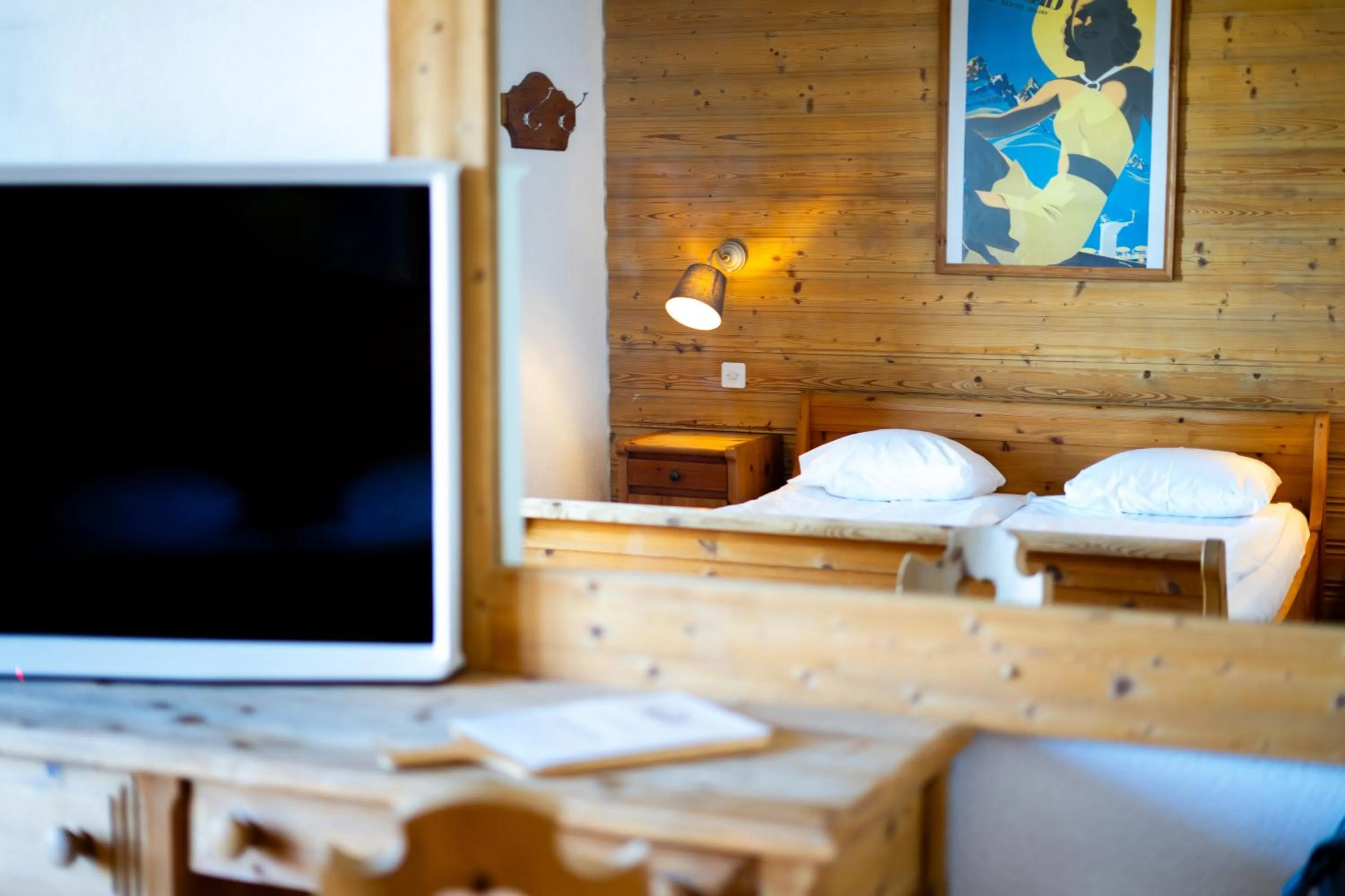 Bed in Hôtel Magrappé