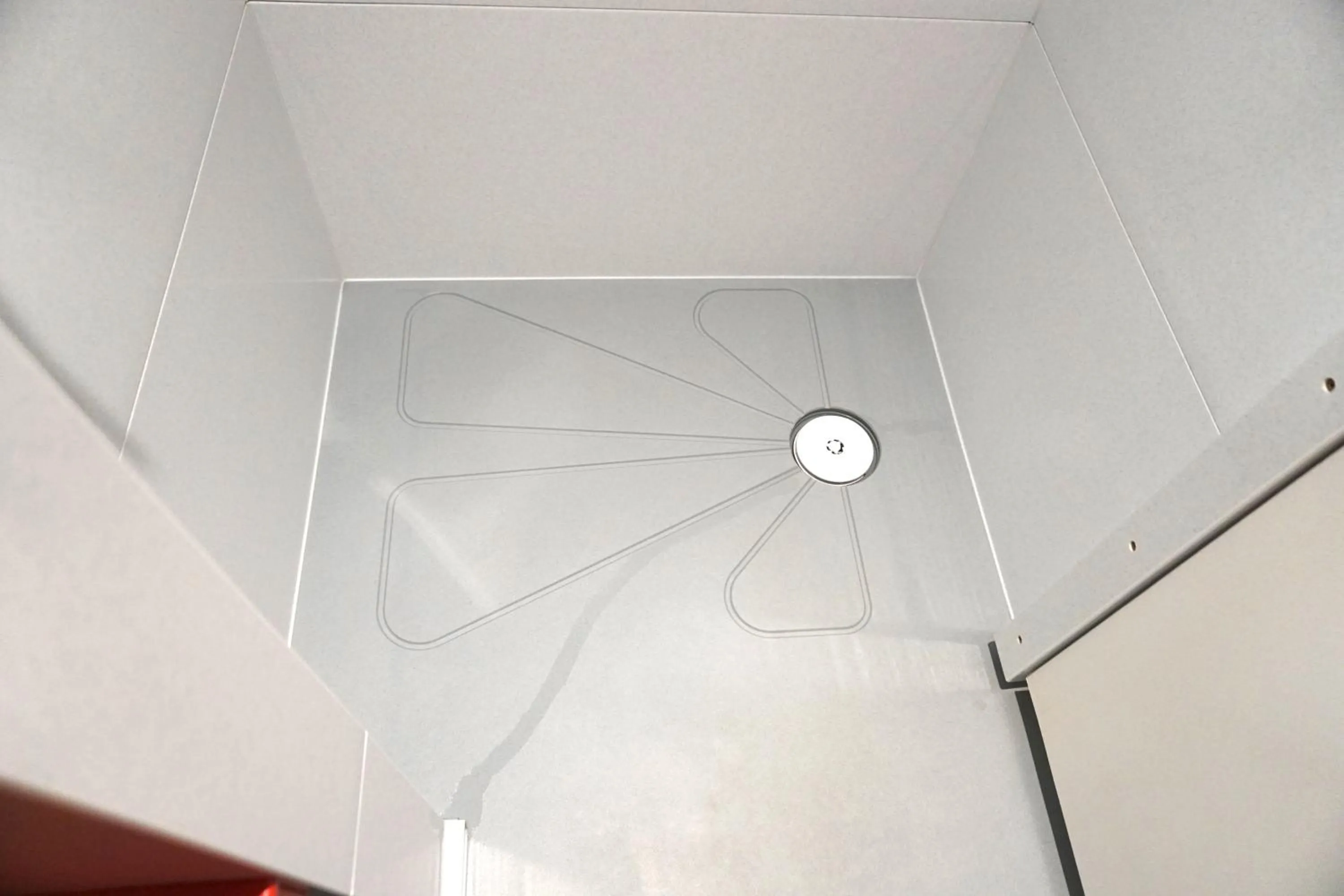 Shower in Balmers Hostel