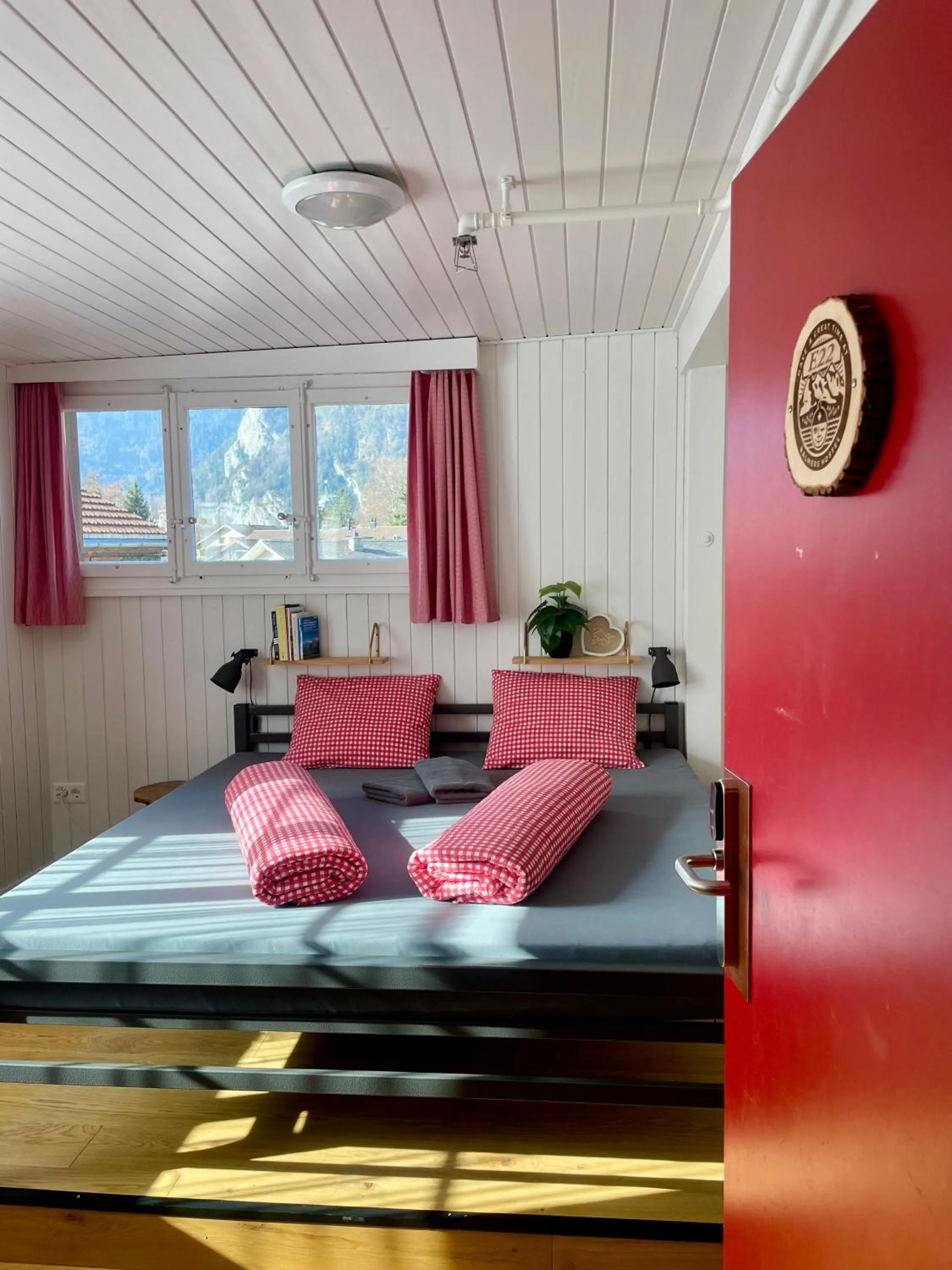 Bedroom, Bed in Balmers Hostel