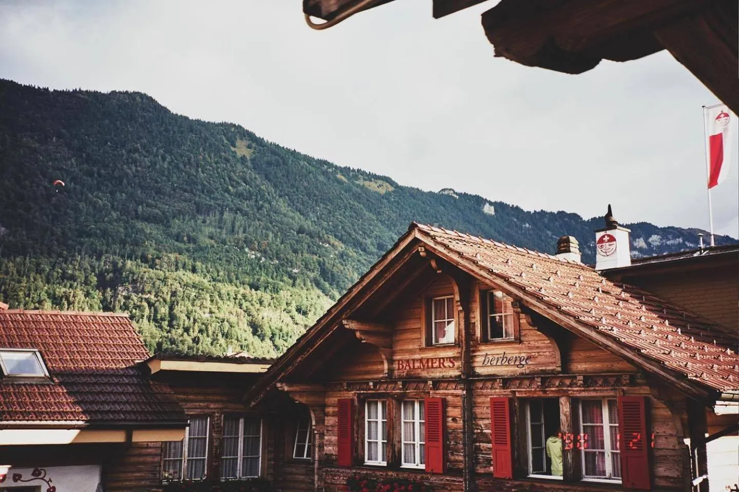 Mountain view in Balmers Hostel