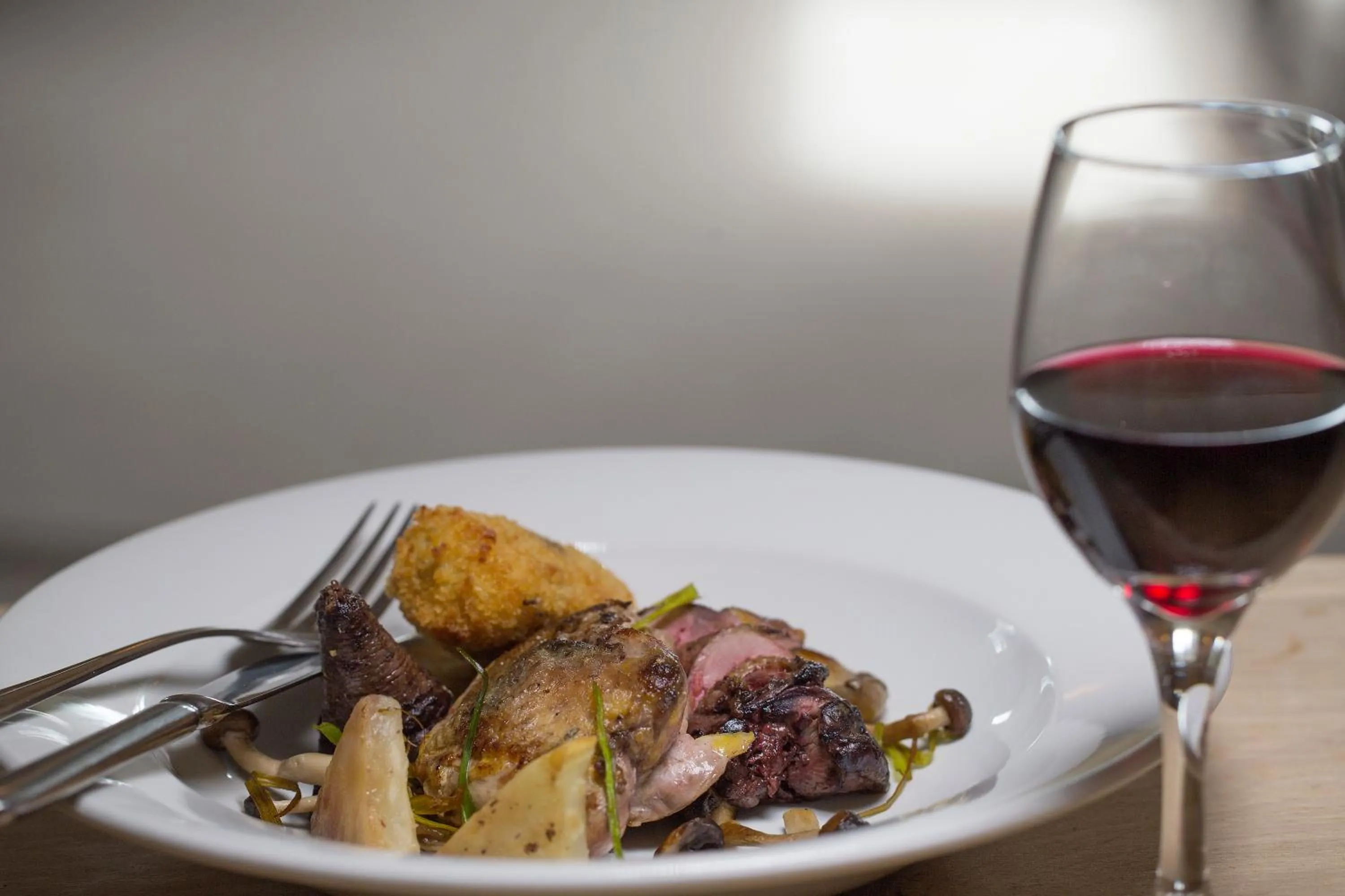 Food close-up in Bridgend Hotel