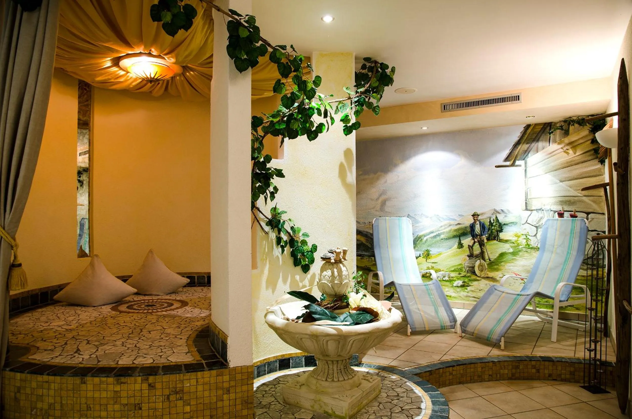 Spa and wellness centre/facilities, Bed in Hotel Idhof