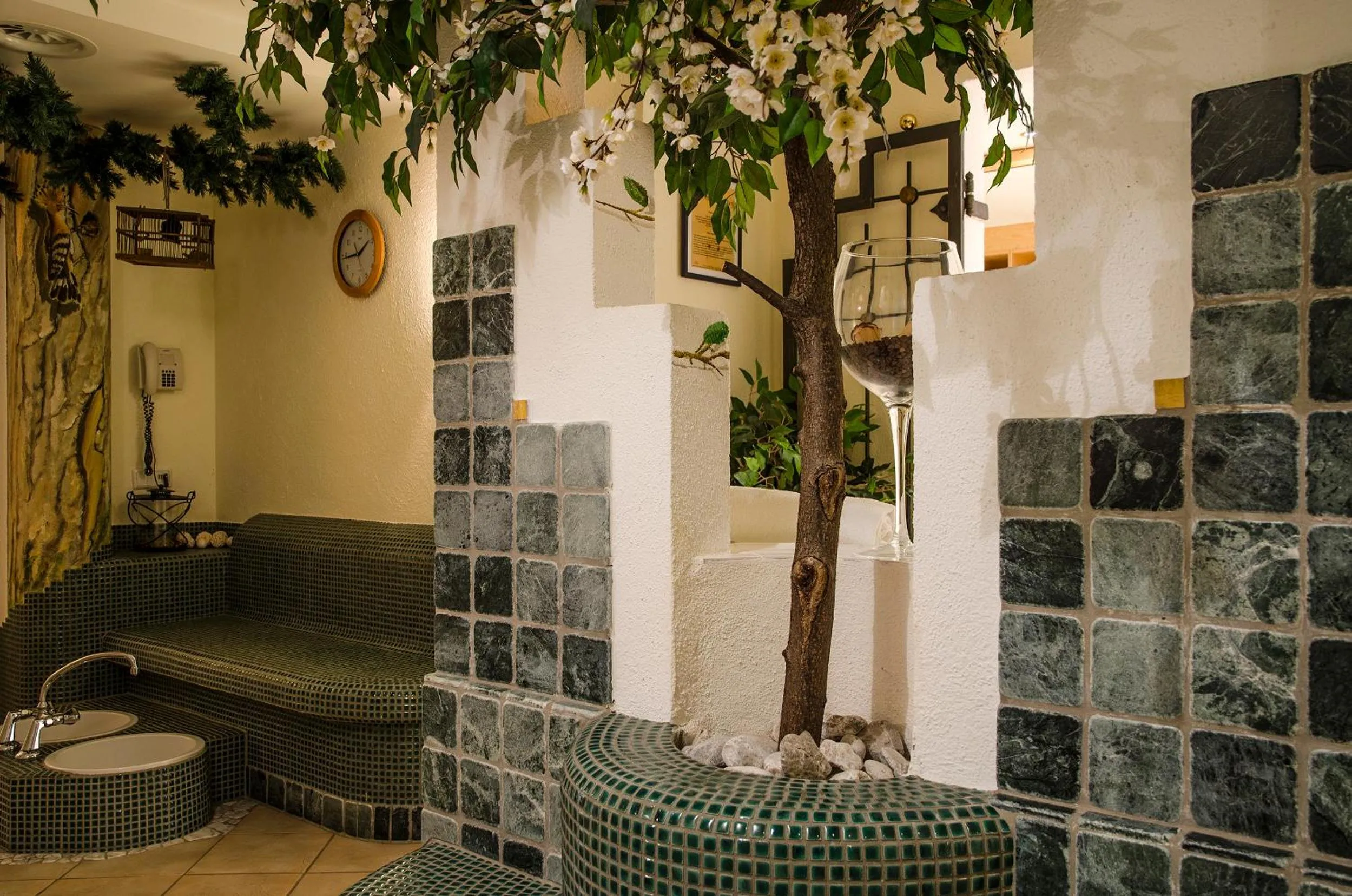 Steam room in Hotel Idhof