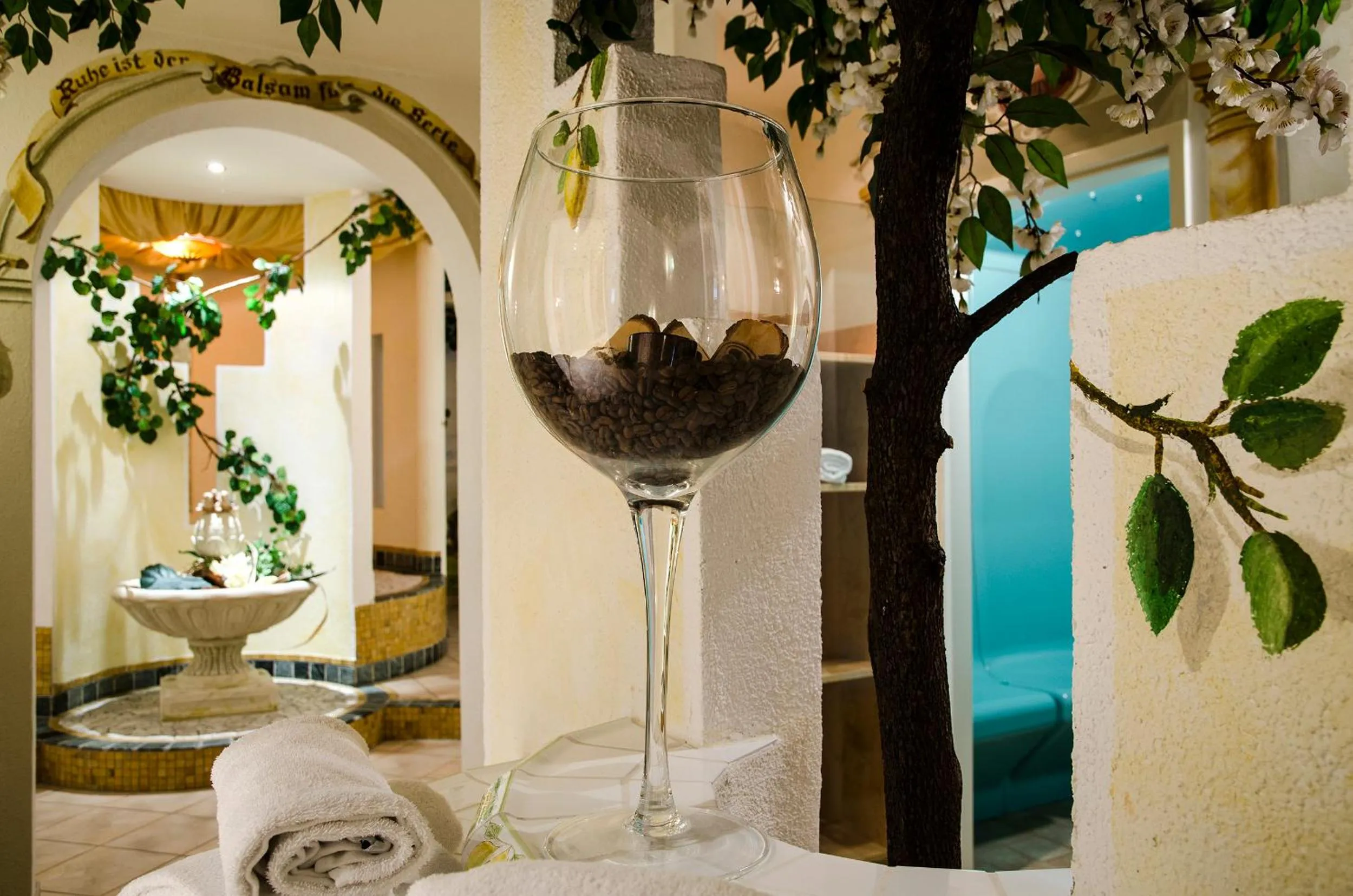 Decorative detail in Hotel Idhof