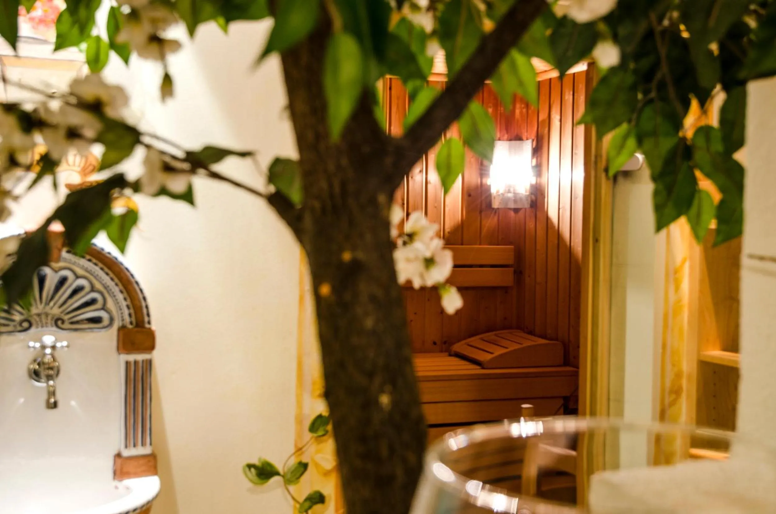 Sauna in Hotel Idhof