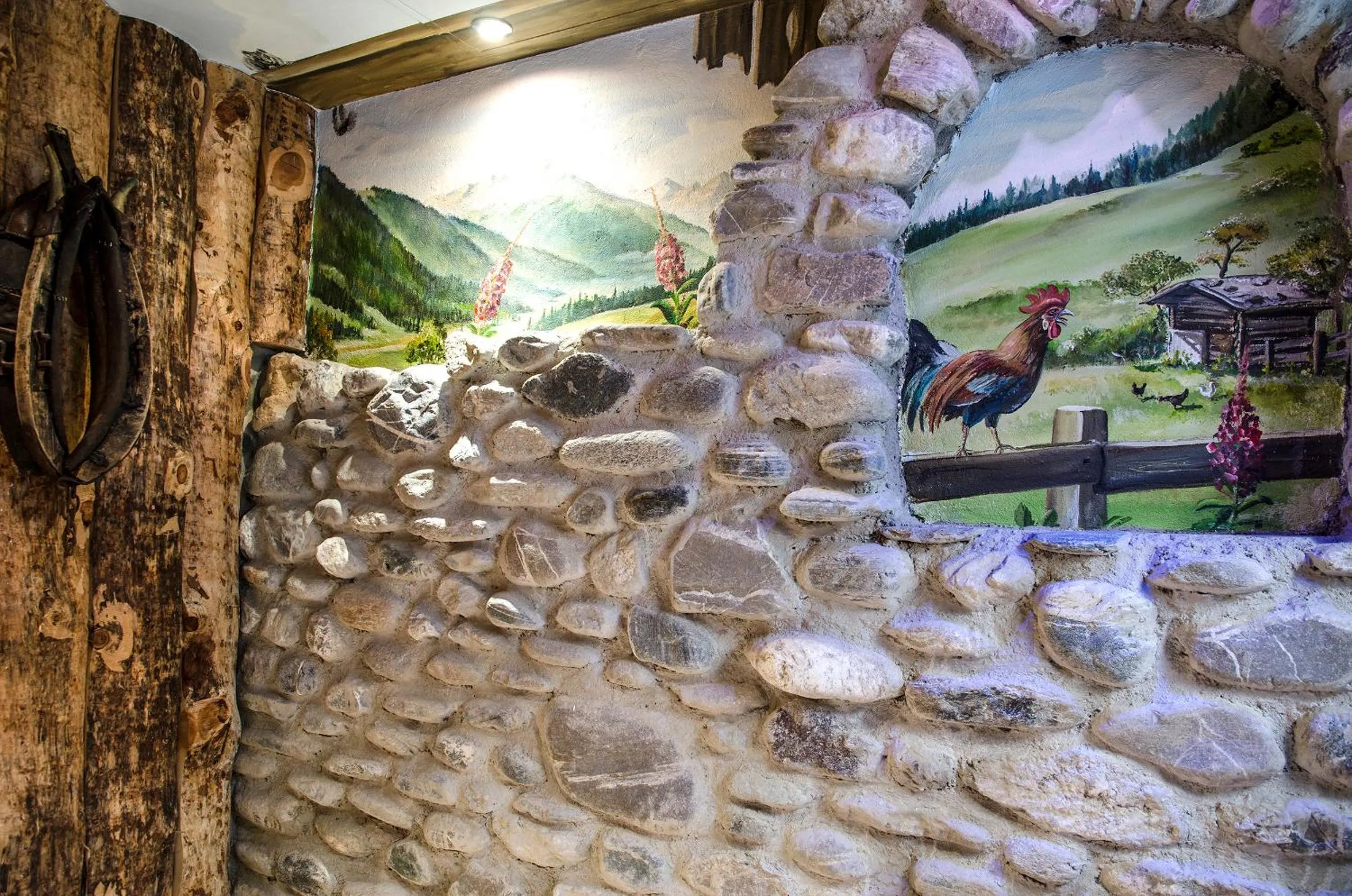 Decorative detail in Hotel Idhof