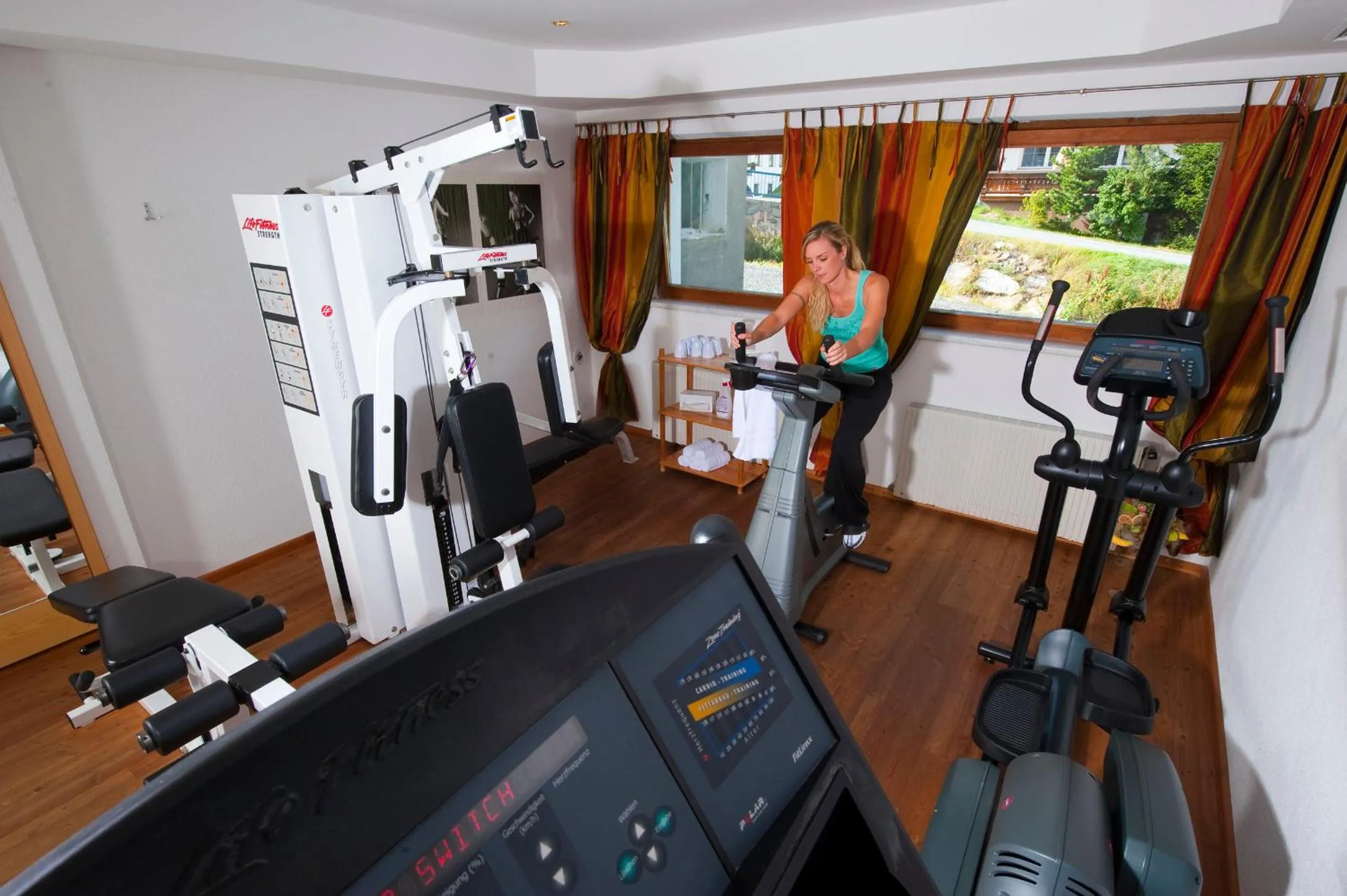Fitness centre/facilities in Alpenresidenz Ballunspitze - Kinderhotel
