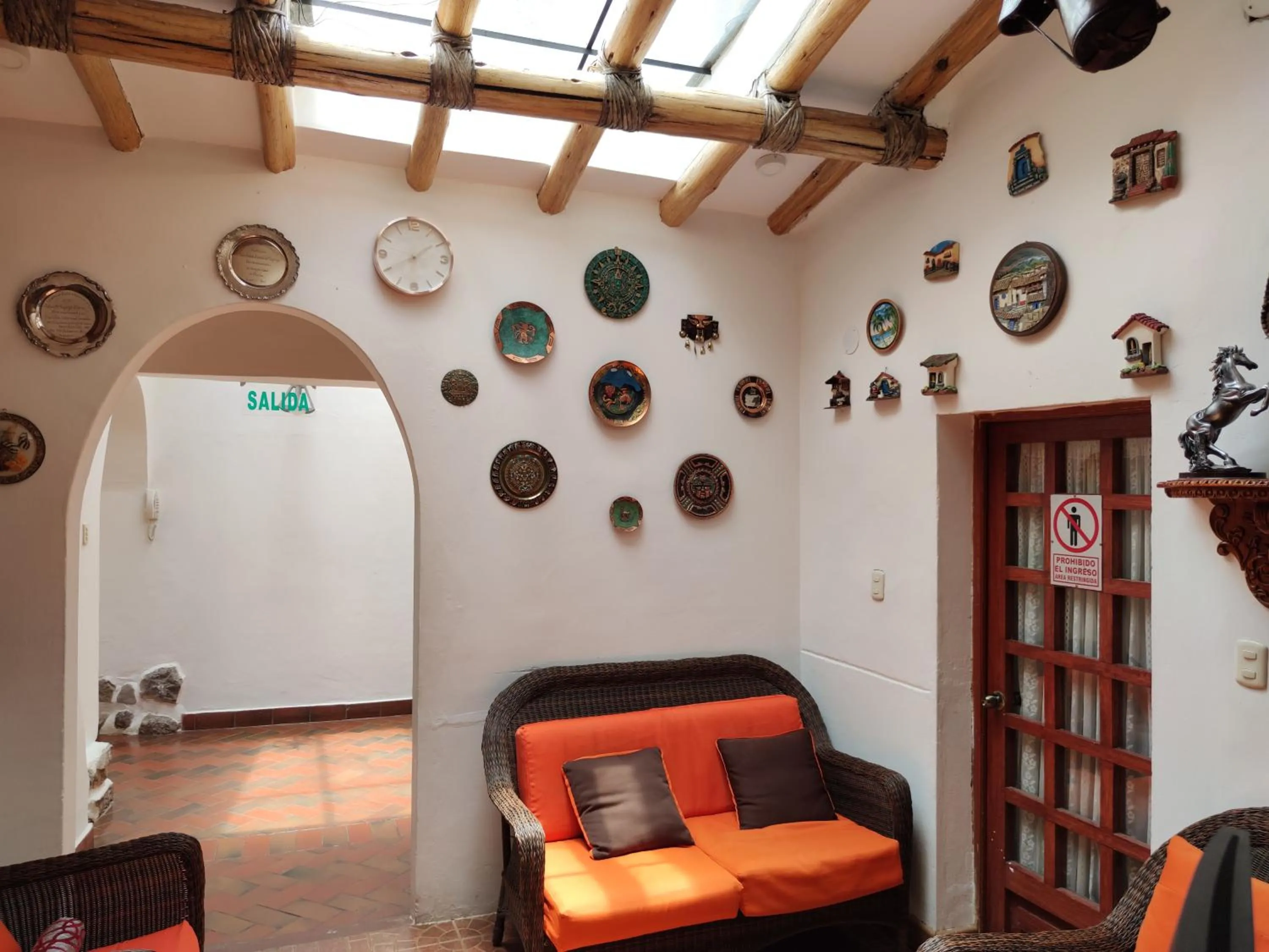 Lobby or reception in Hosteria de Anita