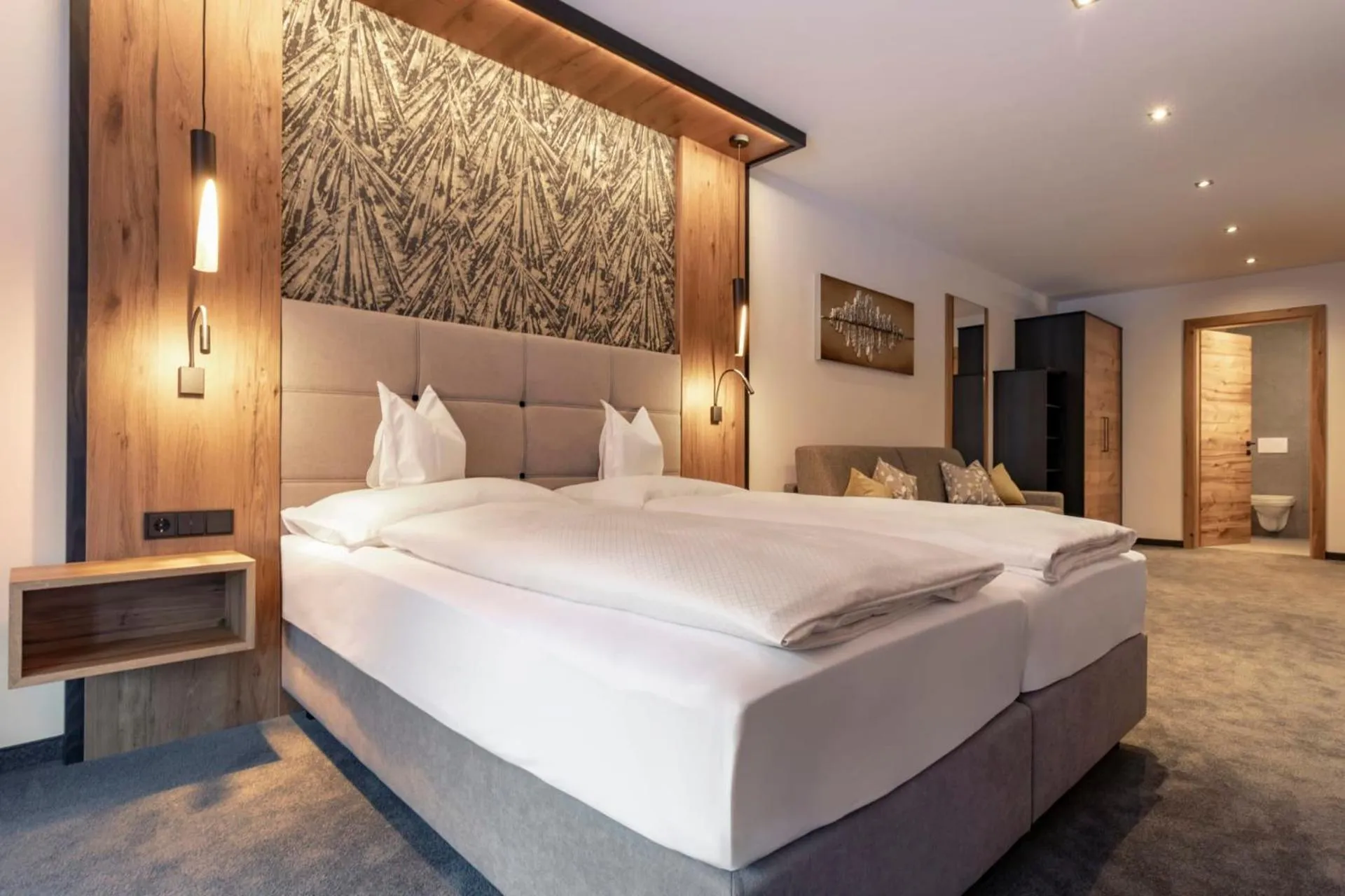 Bed in Hotel Post Kappl