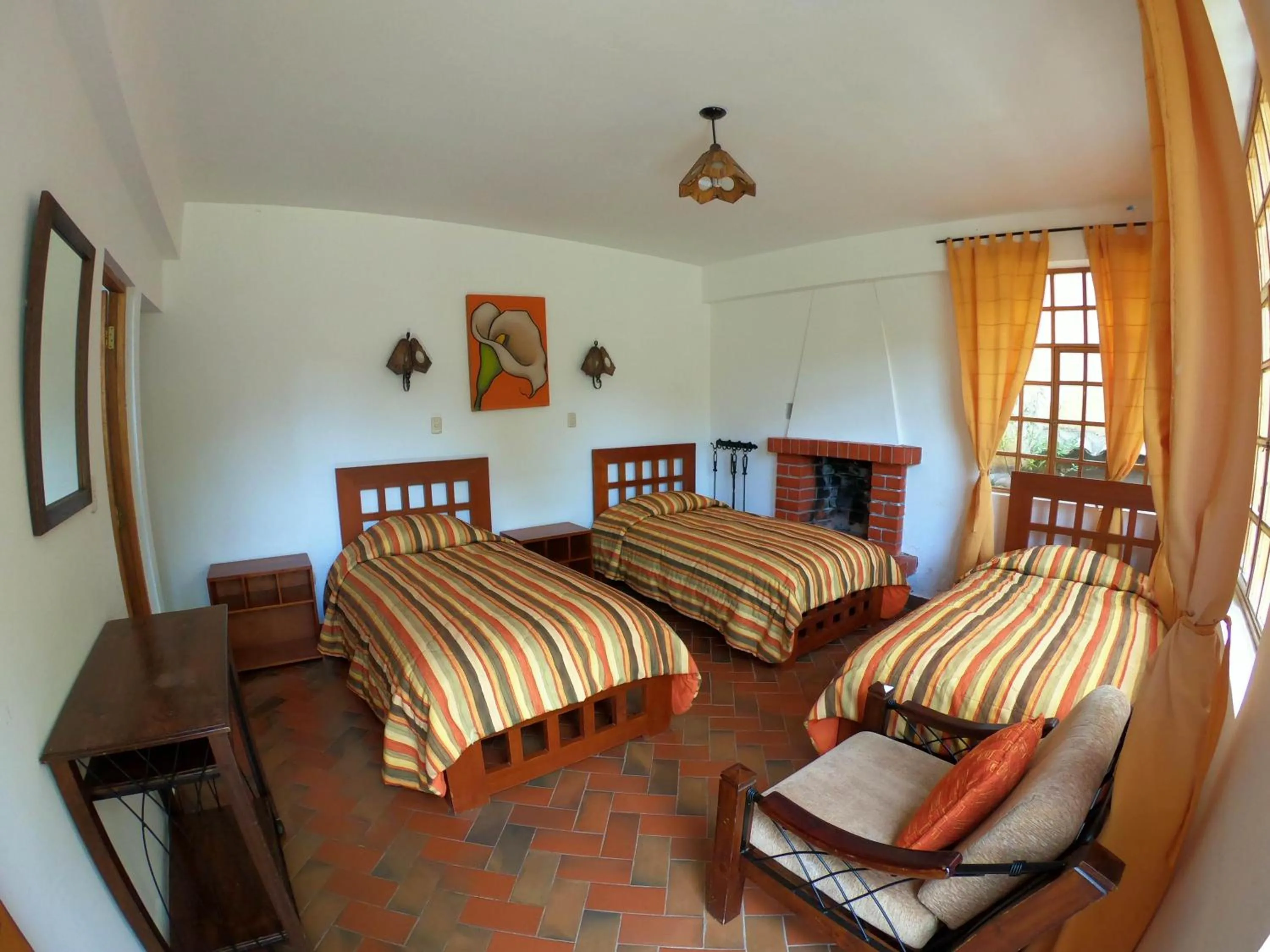 Bed in Amaru Valle Hotel