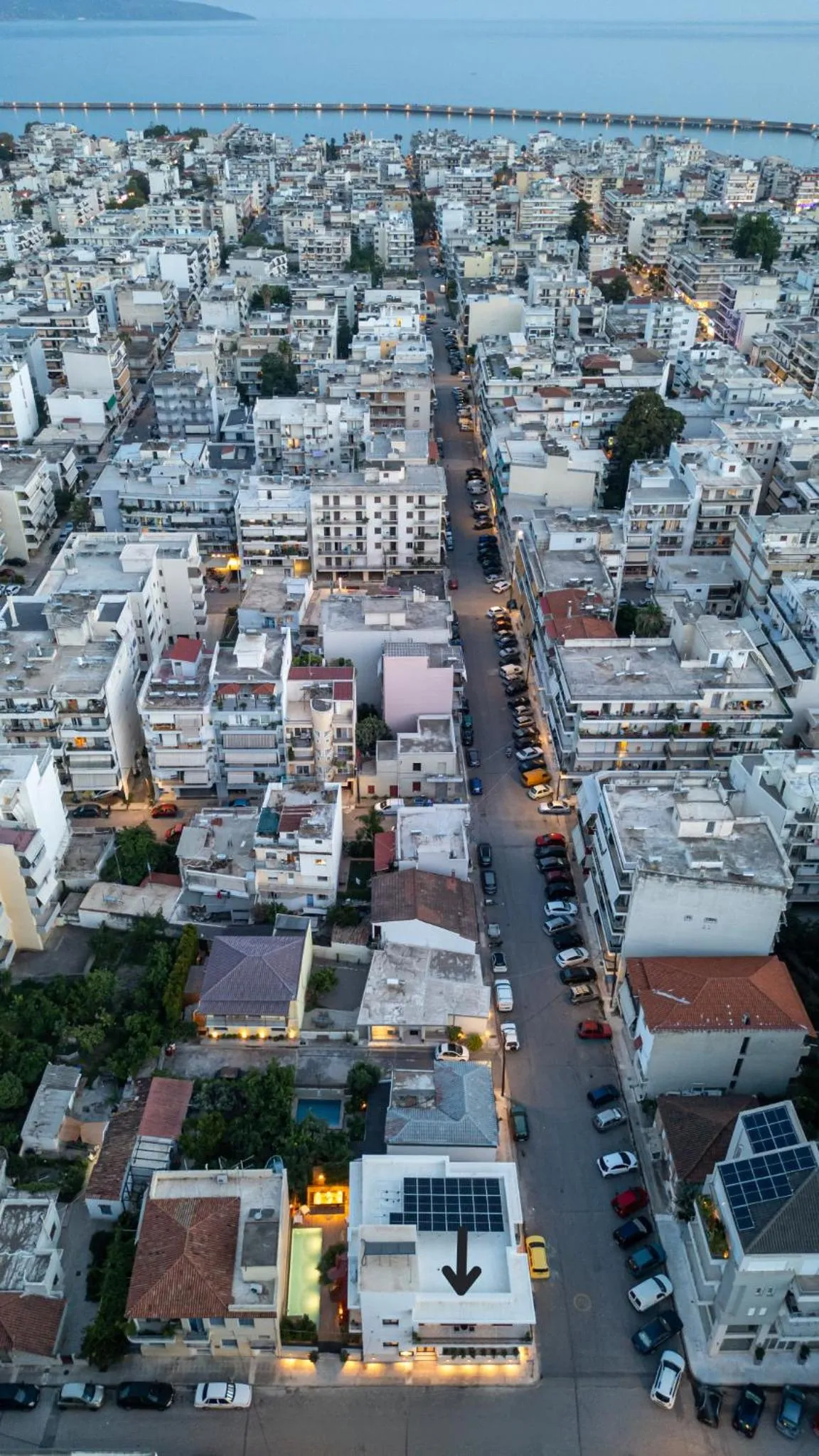 Bird's eye view in The Mansion - Kalamata Mediterranean Villas