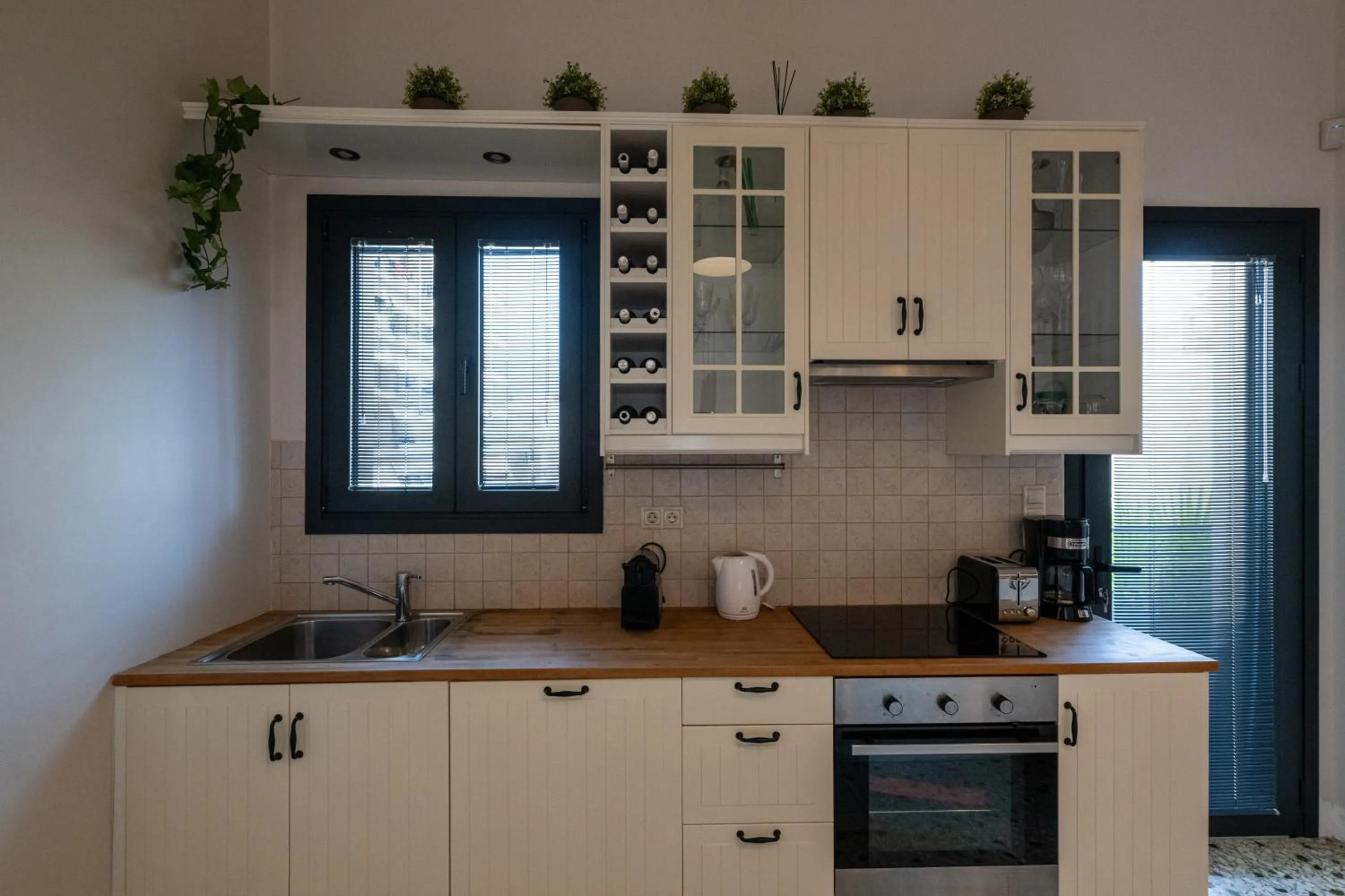 Kitchen or kitchenette in The Mansion - Kalamata Mediterranean Villas