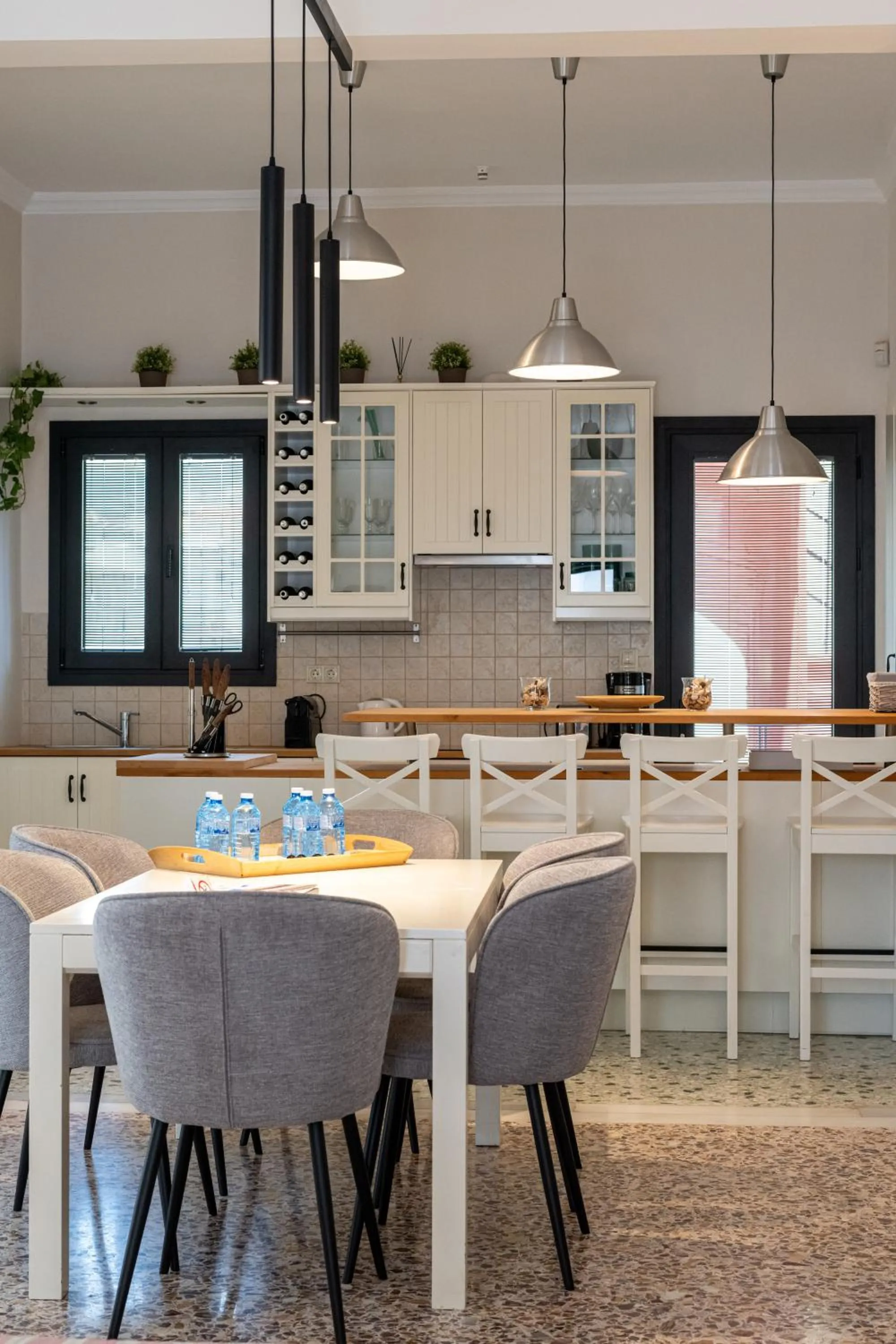 Kitchen or kitchenette in The Mansion - Kalamata Mediterranean Villas