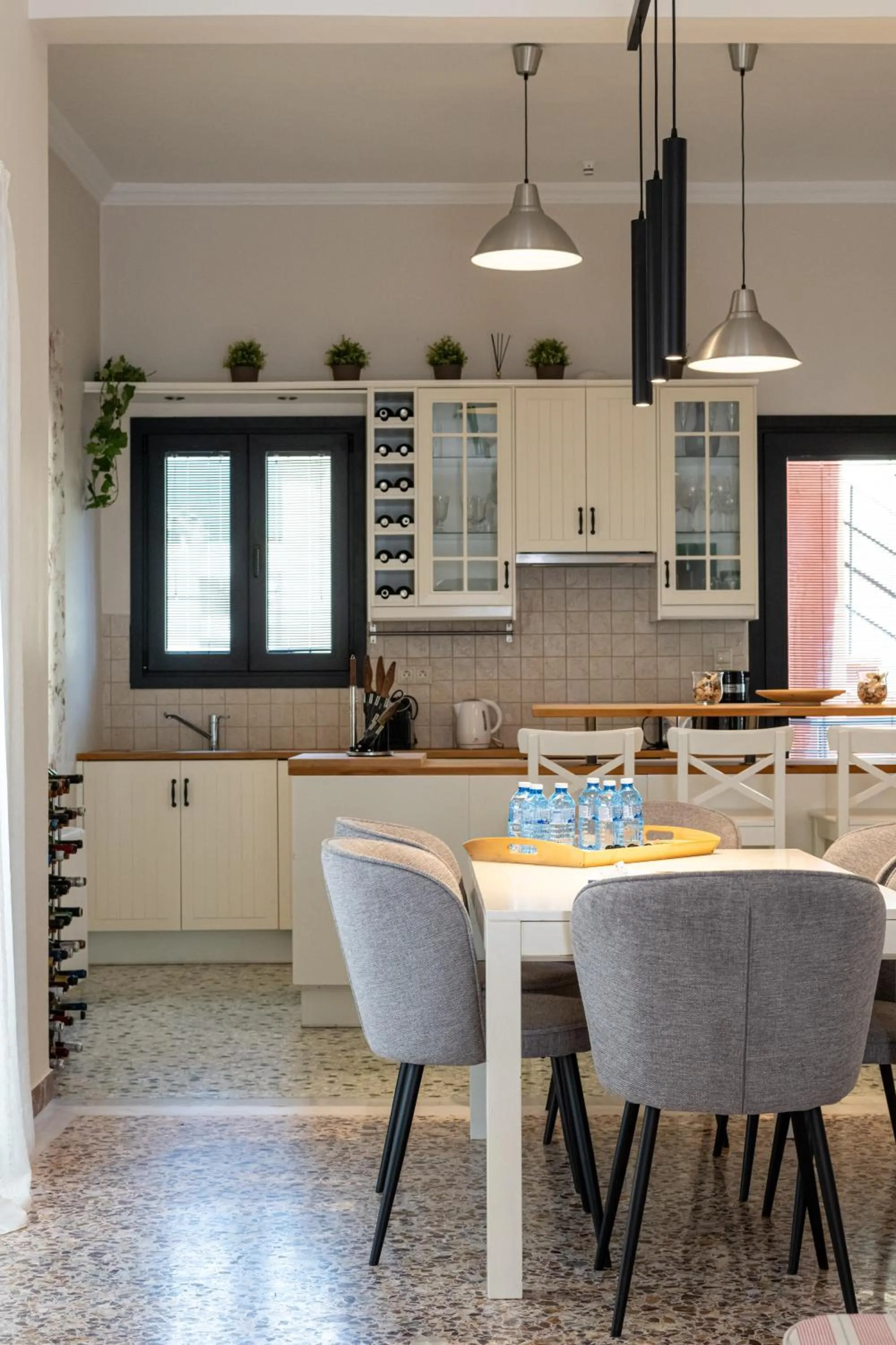 Kitchen or kitchenette in The Mansion - Kalamata Mediterranean Villas