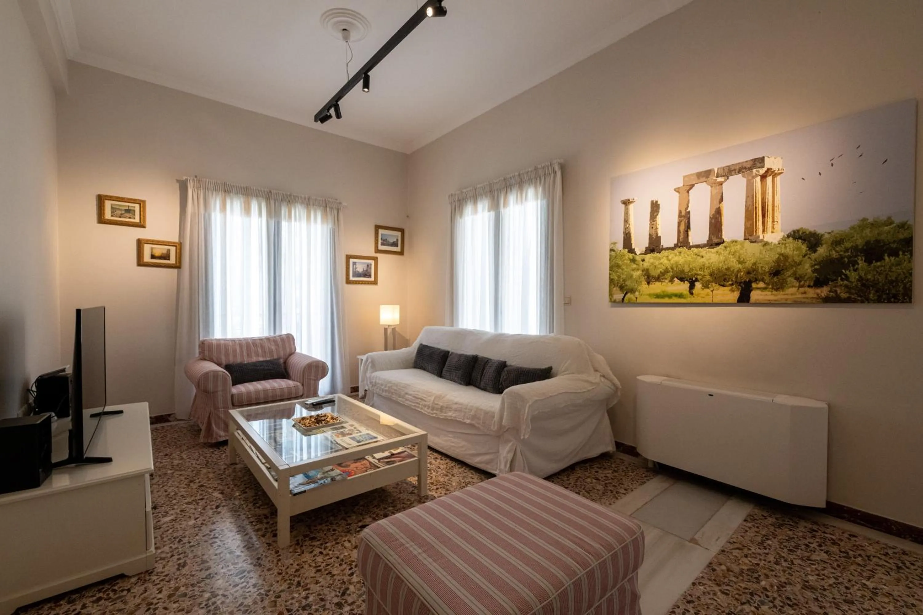 Living room in The Mansion - Kalamata Mediterranean Villas