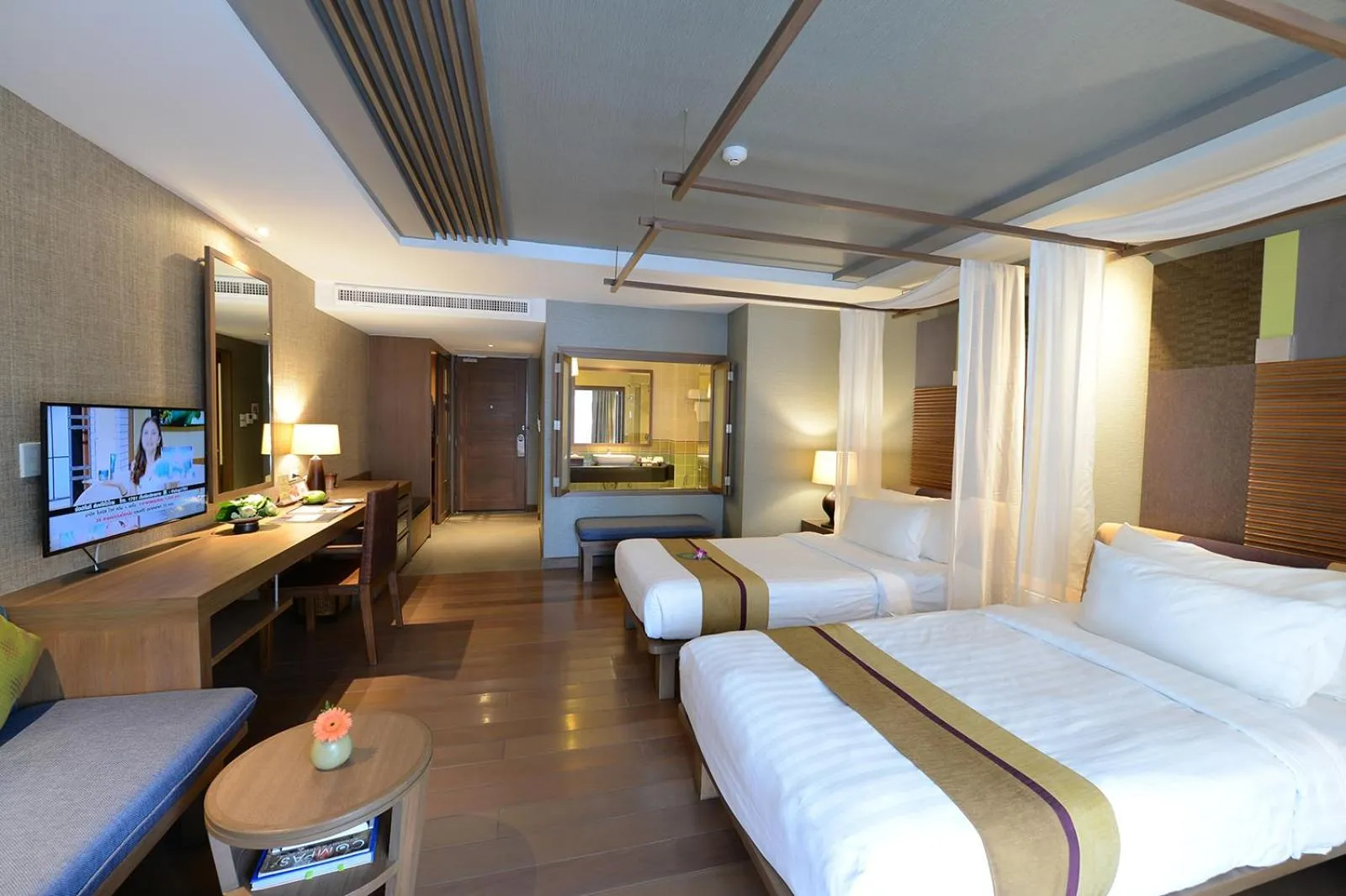 TV and multimedia, Bed in Rarin Jinda Wellness Spa Resort