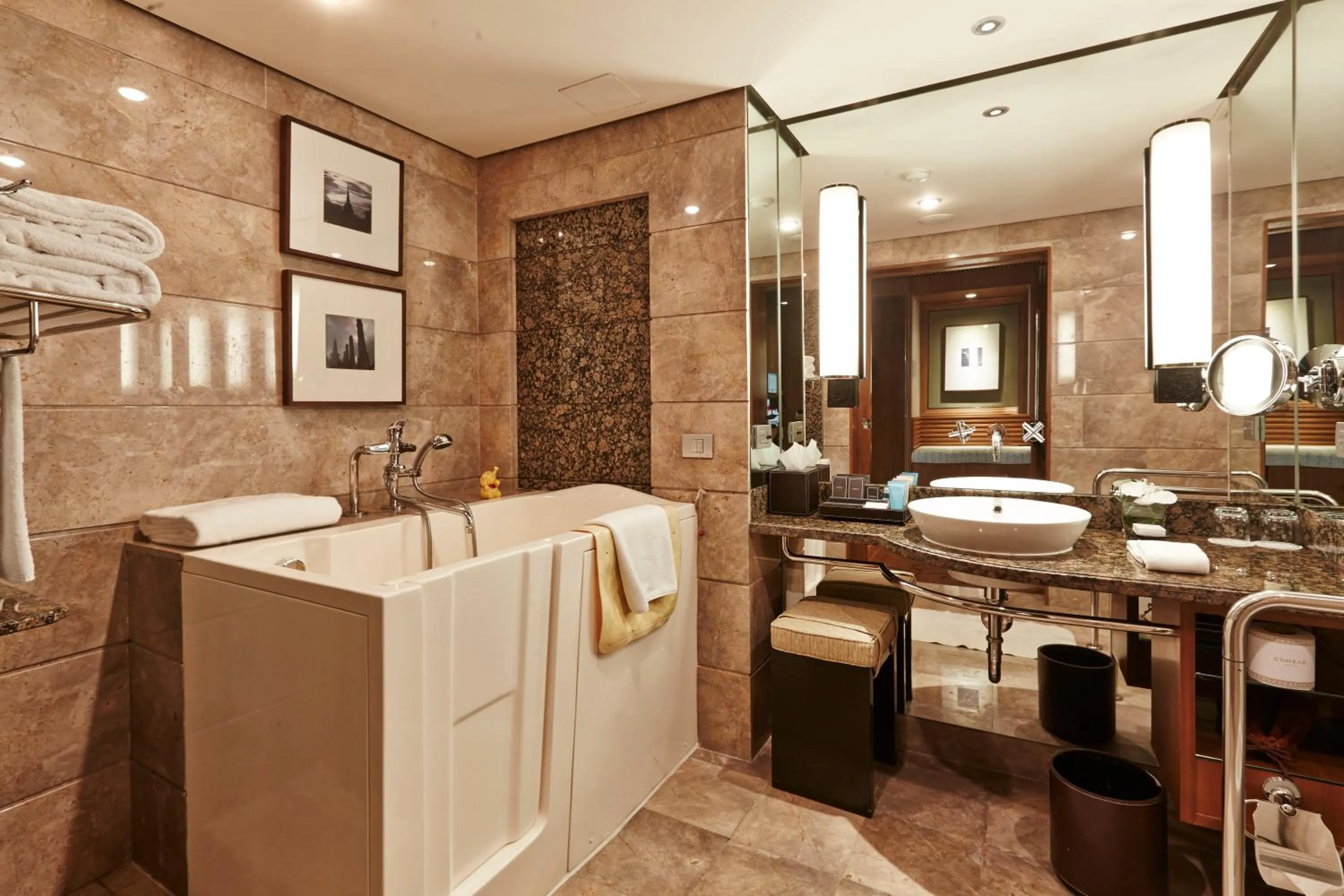 Bathroom in Conrad Bangkok