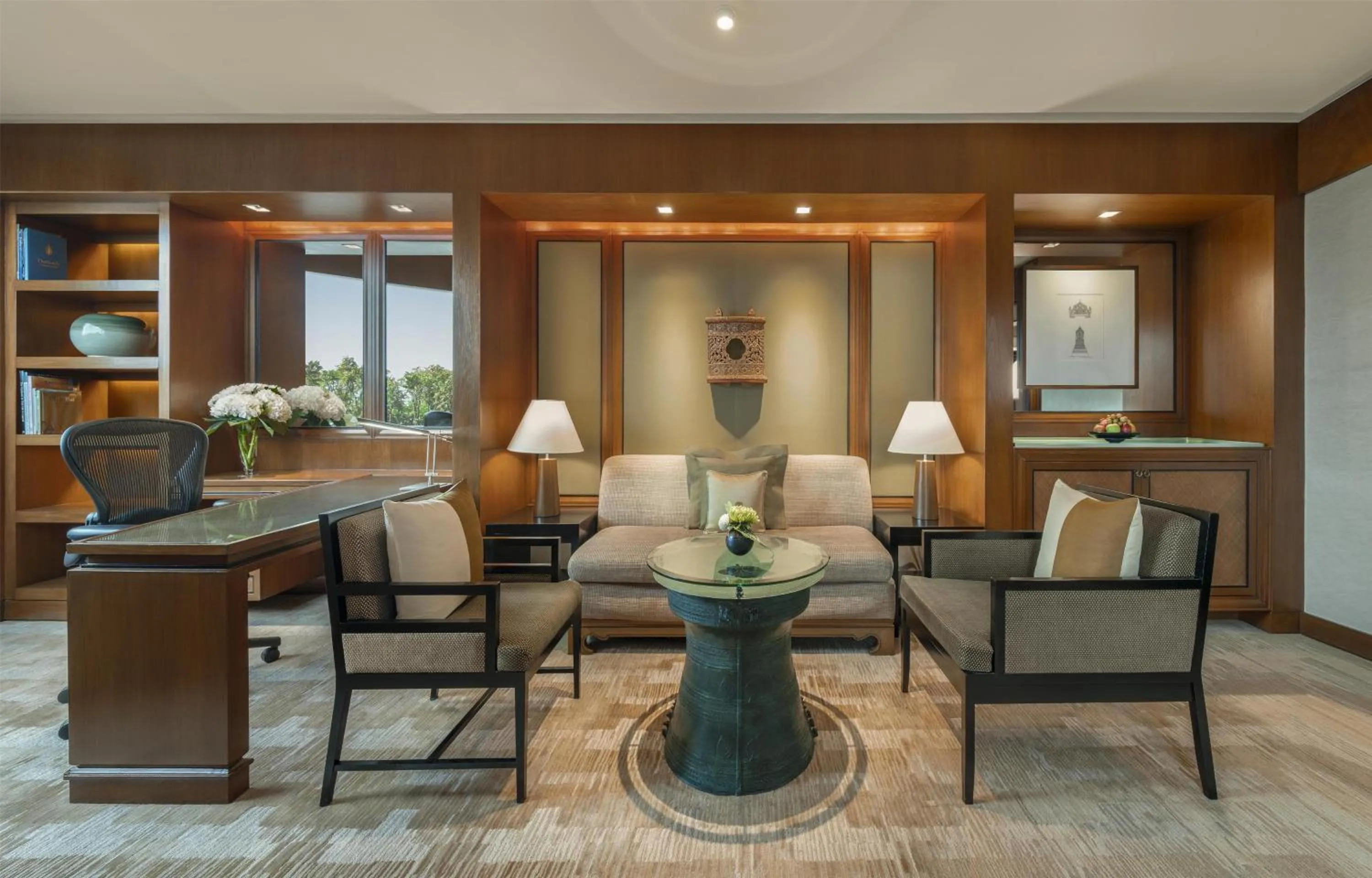 Living room in Conrad Bangkok