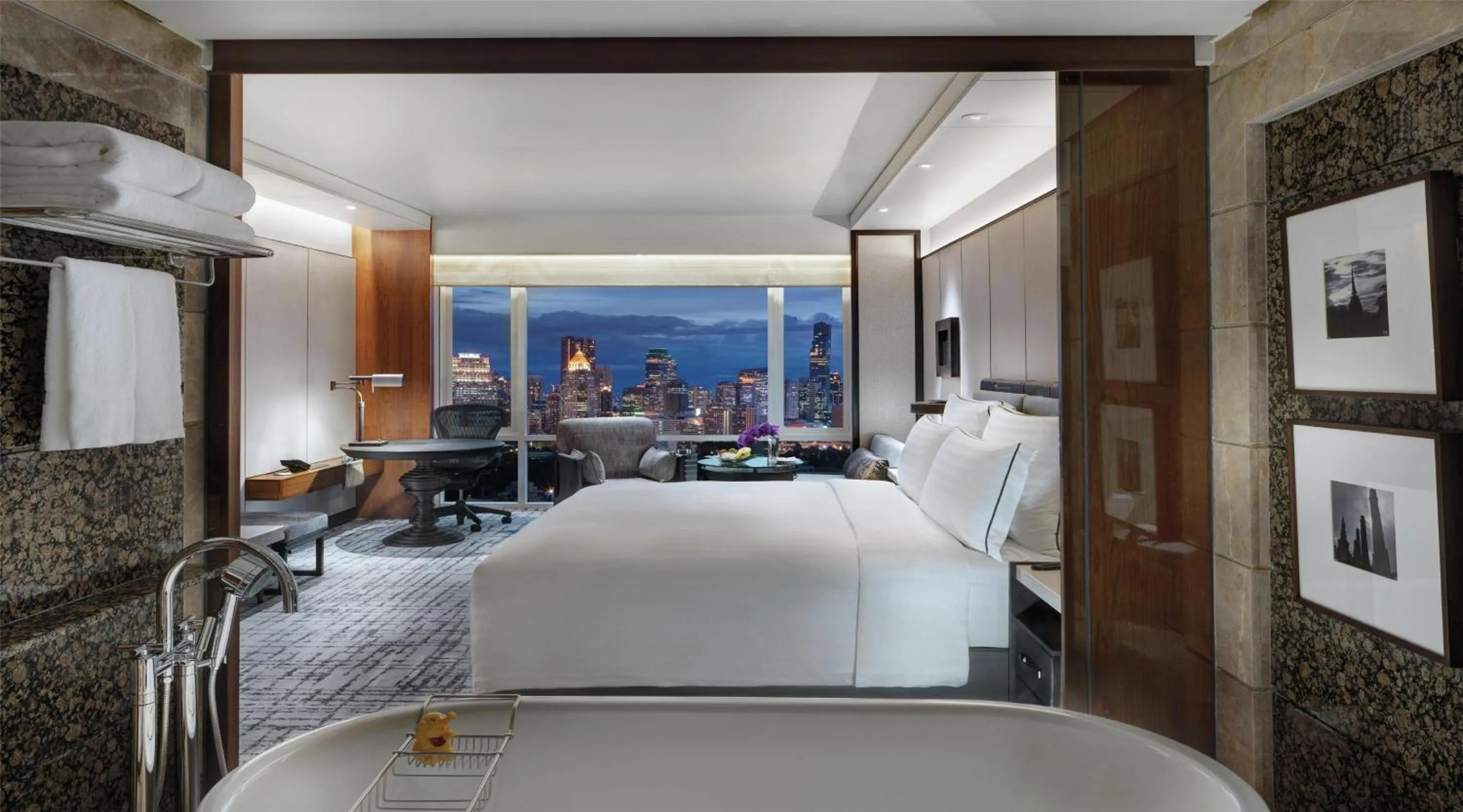 Bed in Conrad Bangkok