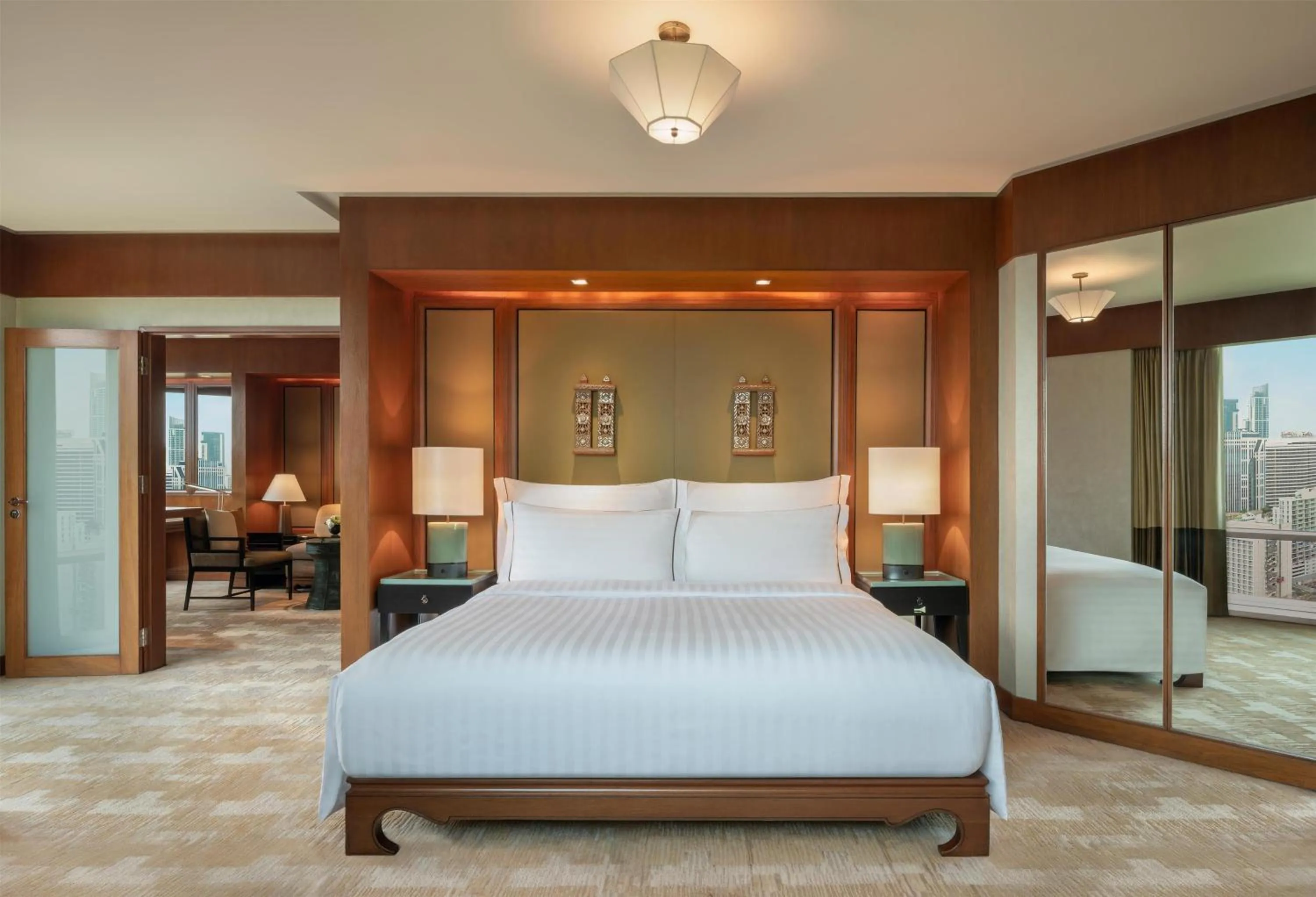 Bed in Conrad Bangkok