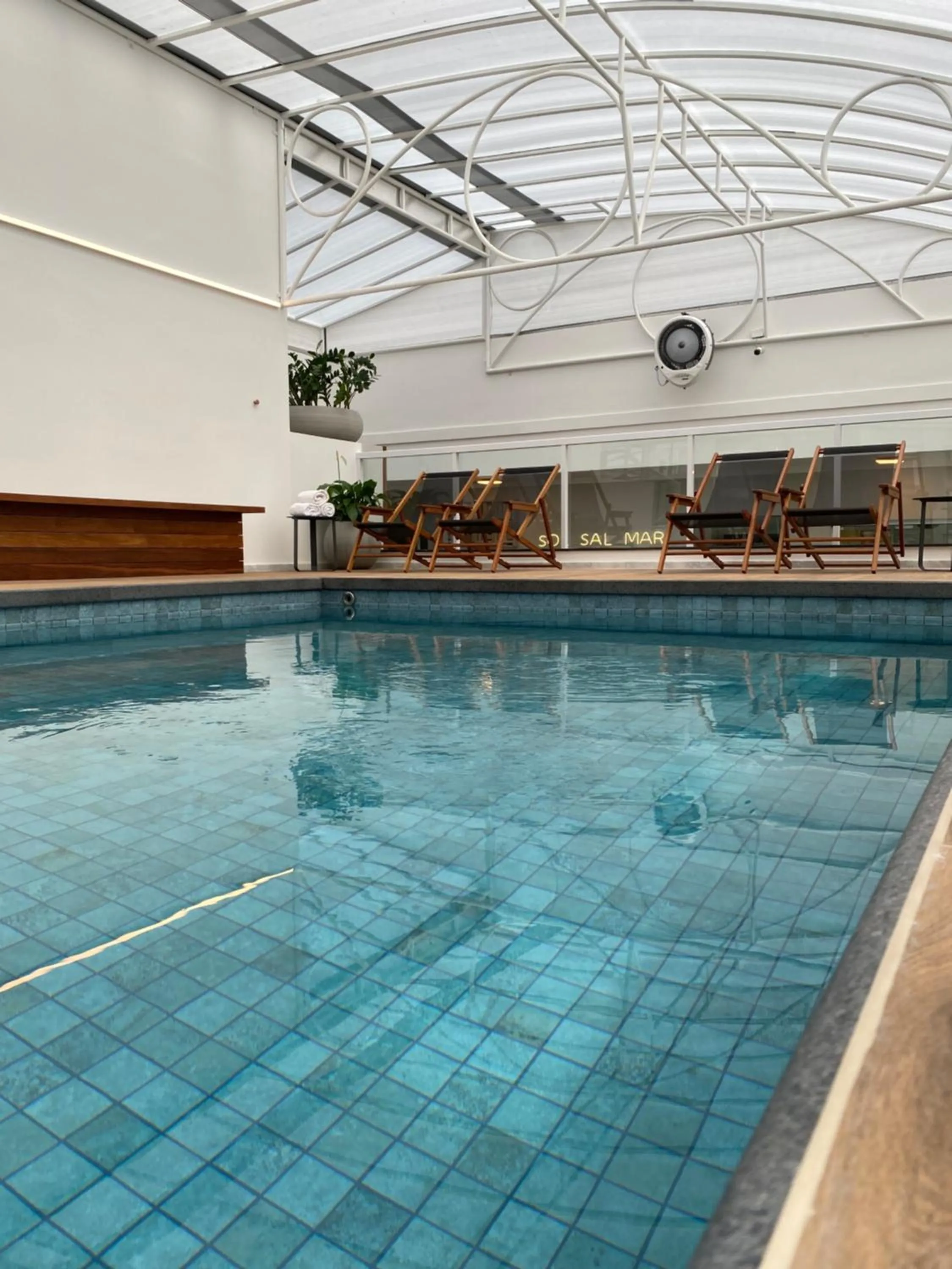 Pool view in Hotel Gumz