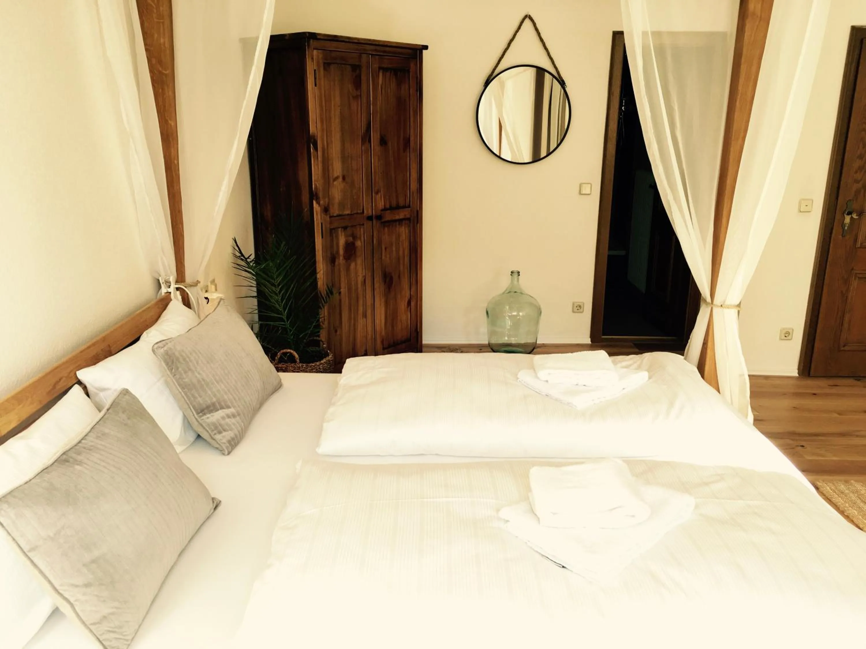 Photo of the whole room, Bed in Boutique Hotel Morgentau