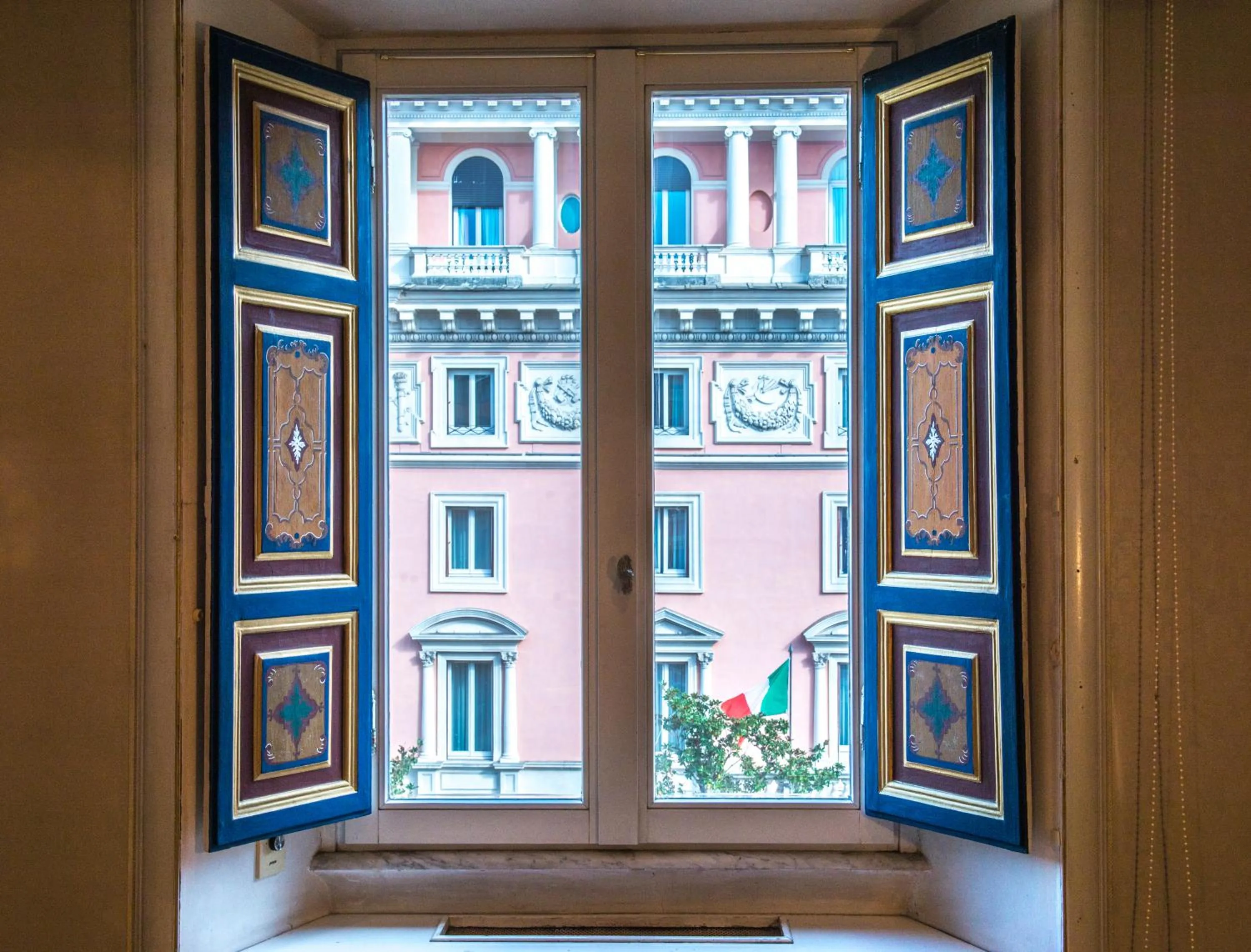 Bird's eye view in Martina House