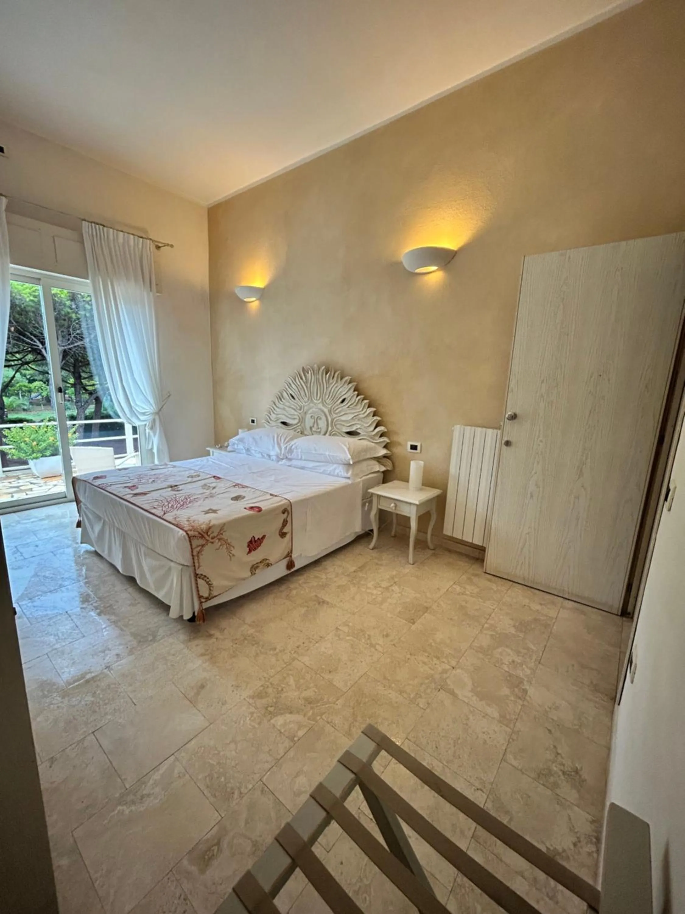 Bed in Hotel Bagni Lido