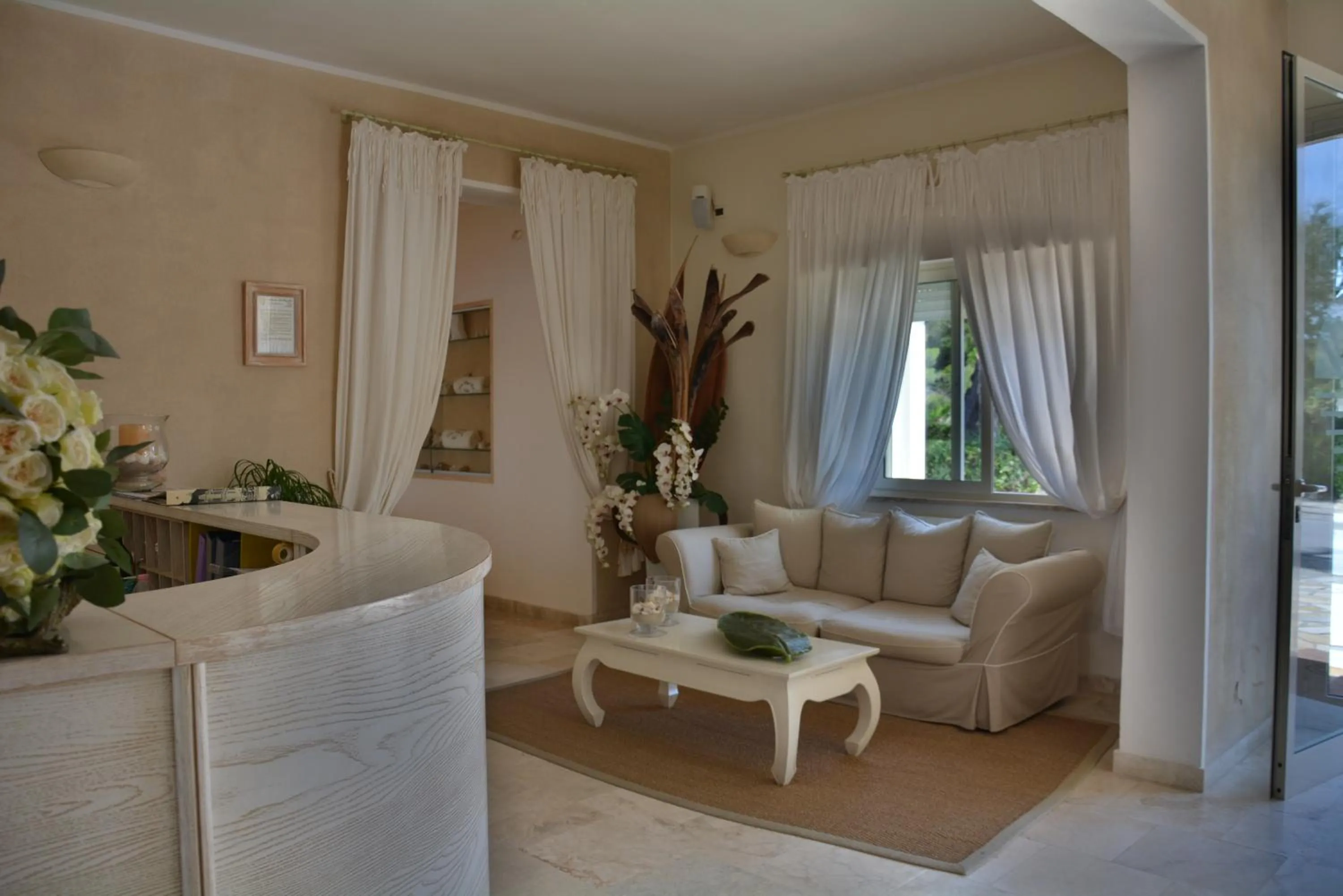 Lobby or reception in Hotel Bagni Lido
