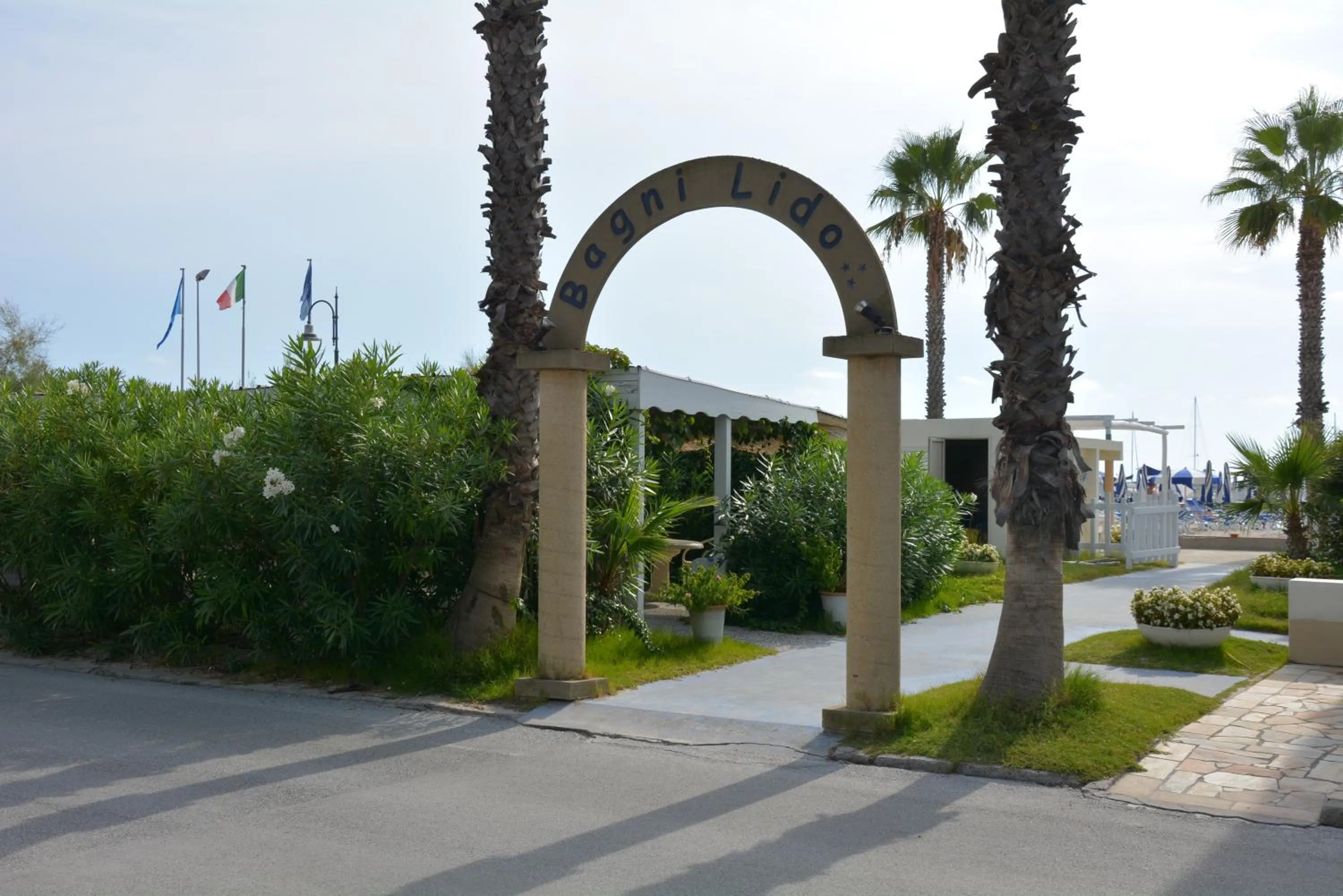 Property building in Hotel Bagni Lido