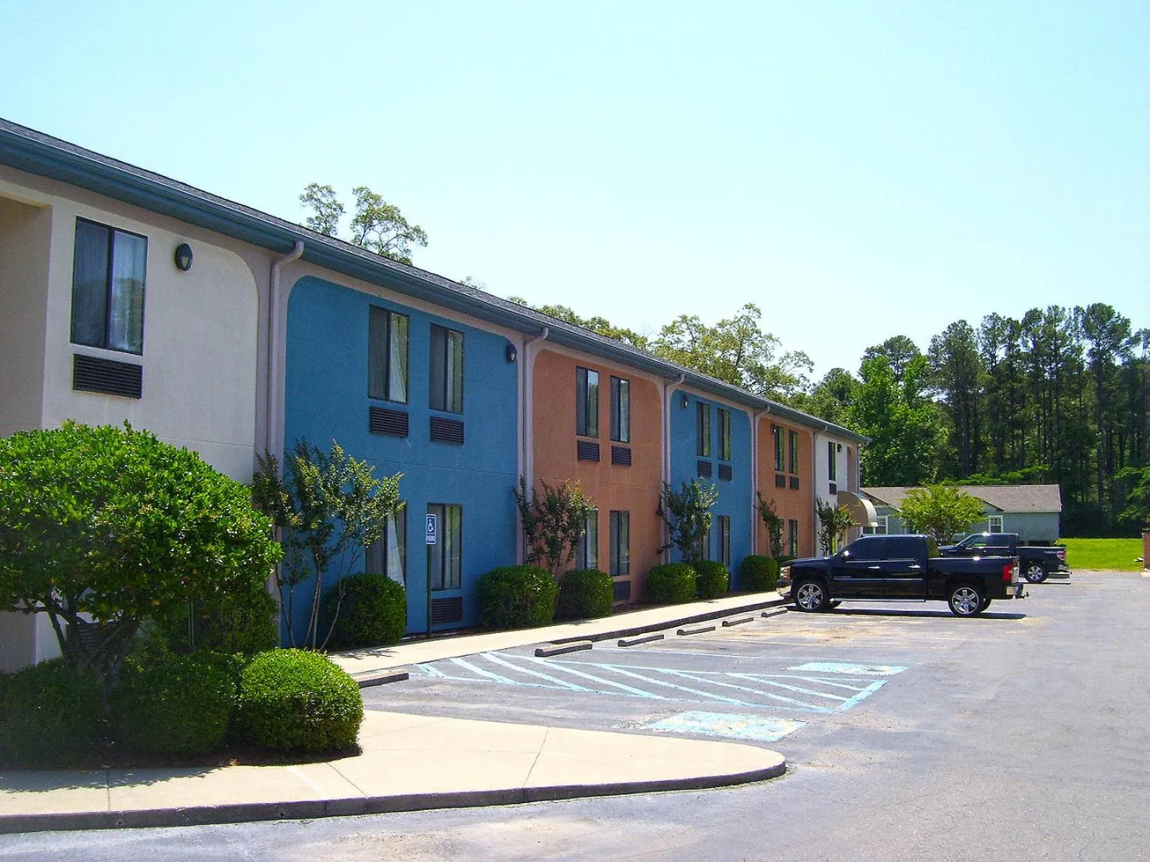 Property building in Americas Best Value Inn & Suites Bastrop