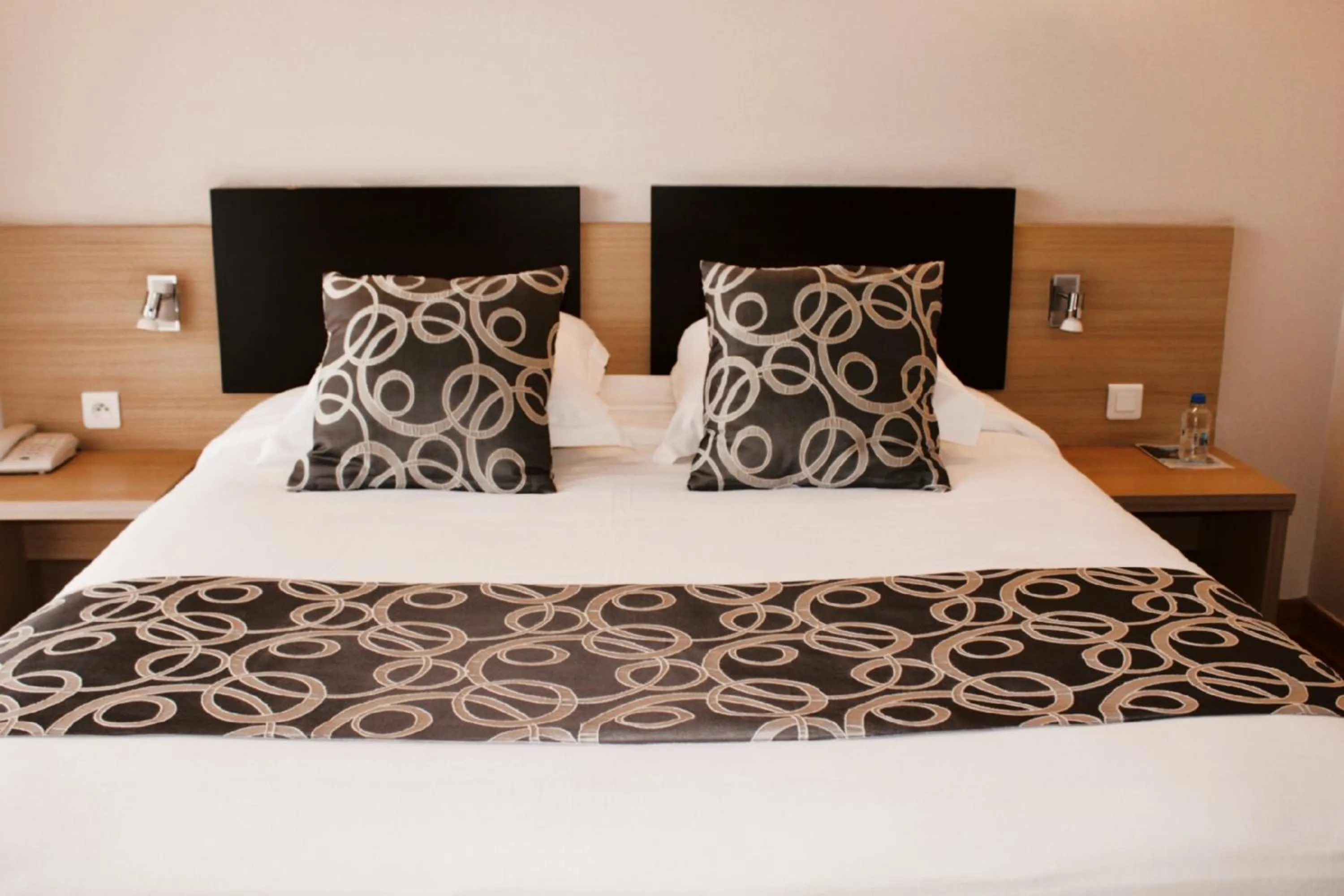 Bed in Hotel Poretta