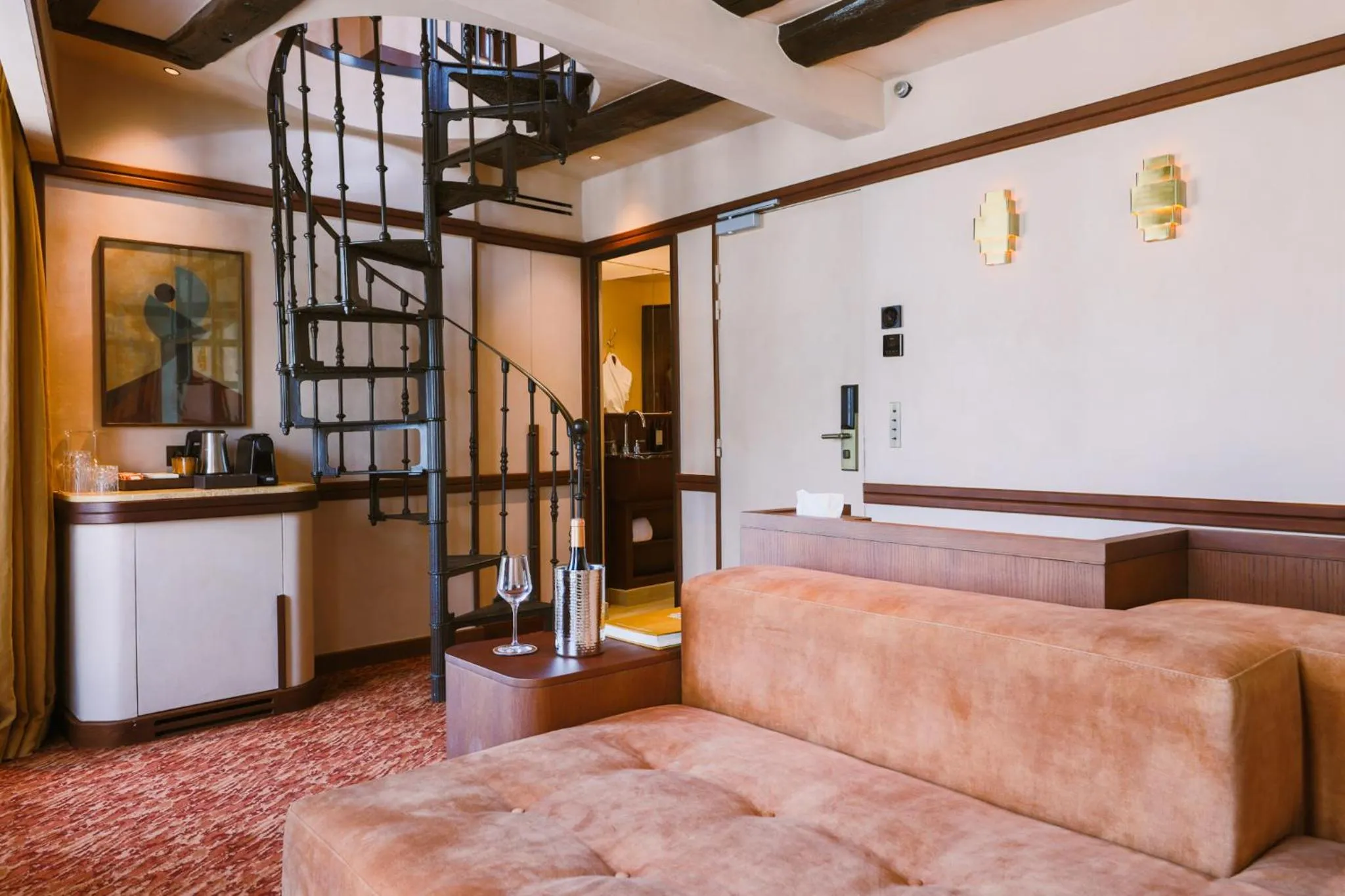 Living room in Boutique Hôtel Konfidentiel