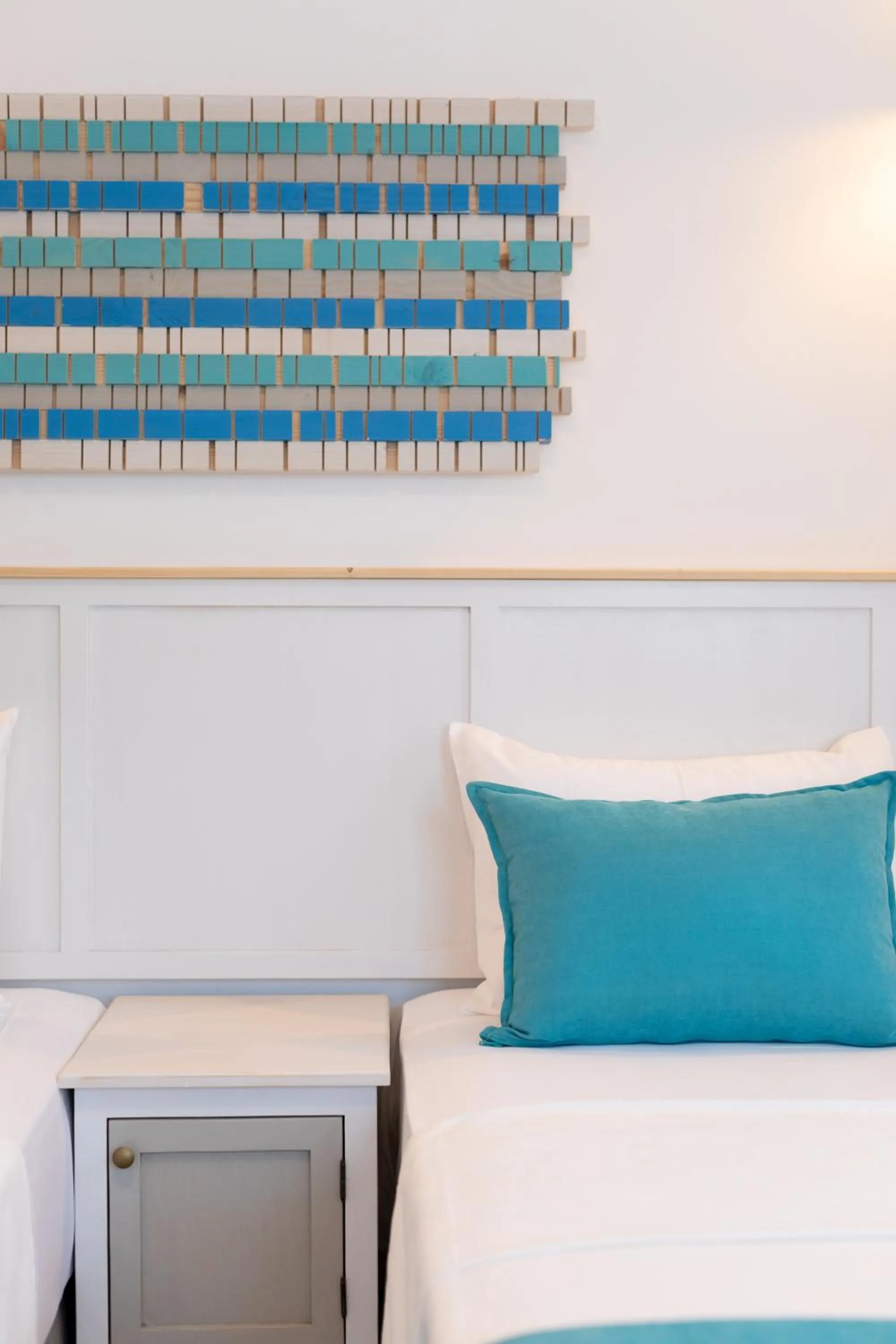 Decorative detail, Bed in Monza House Otel