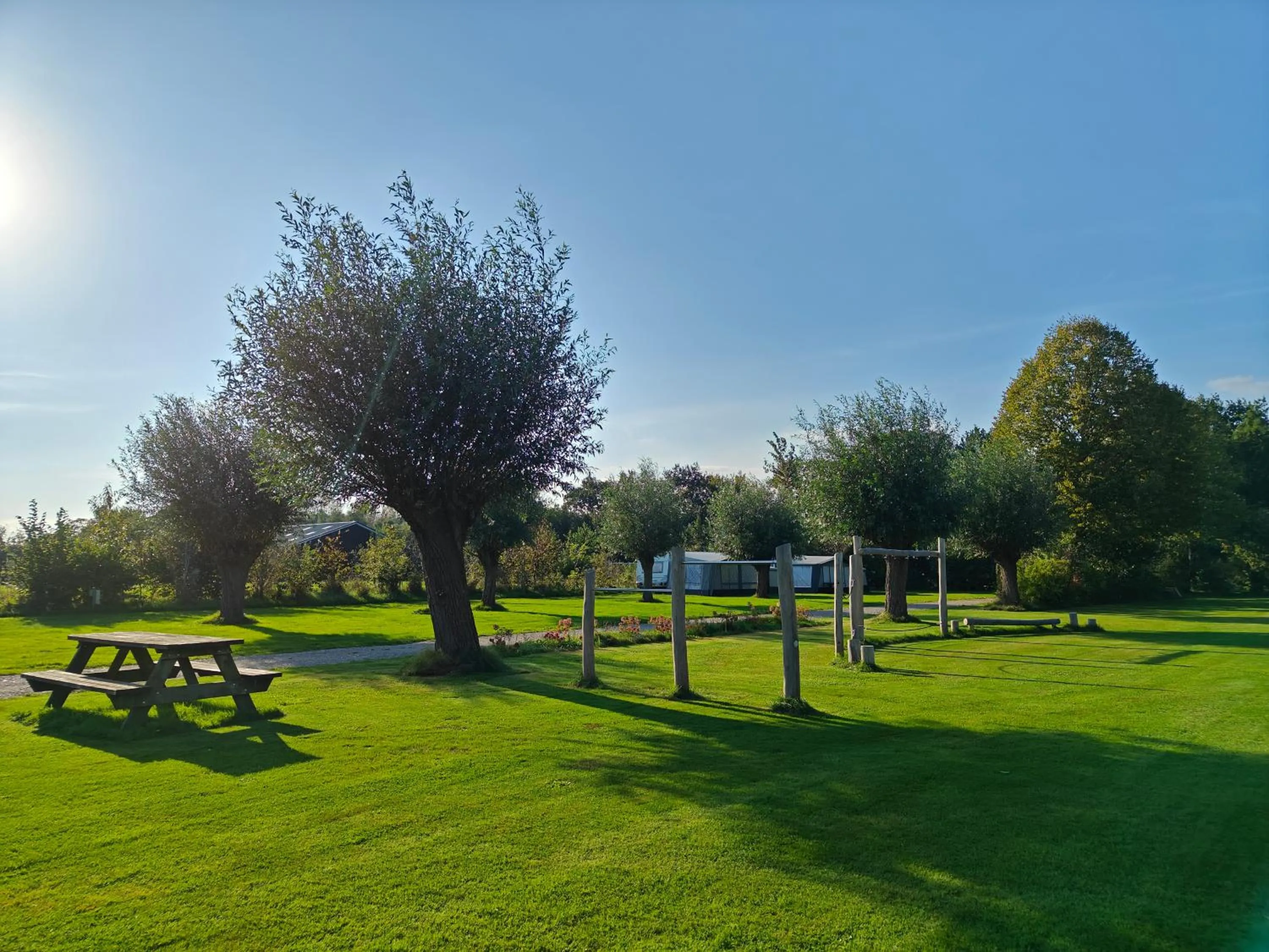 Garden view in Hoeve de Mertel