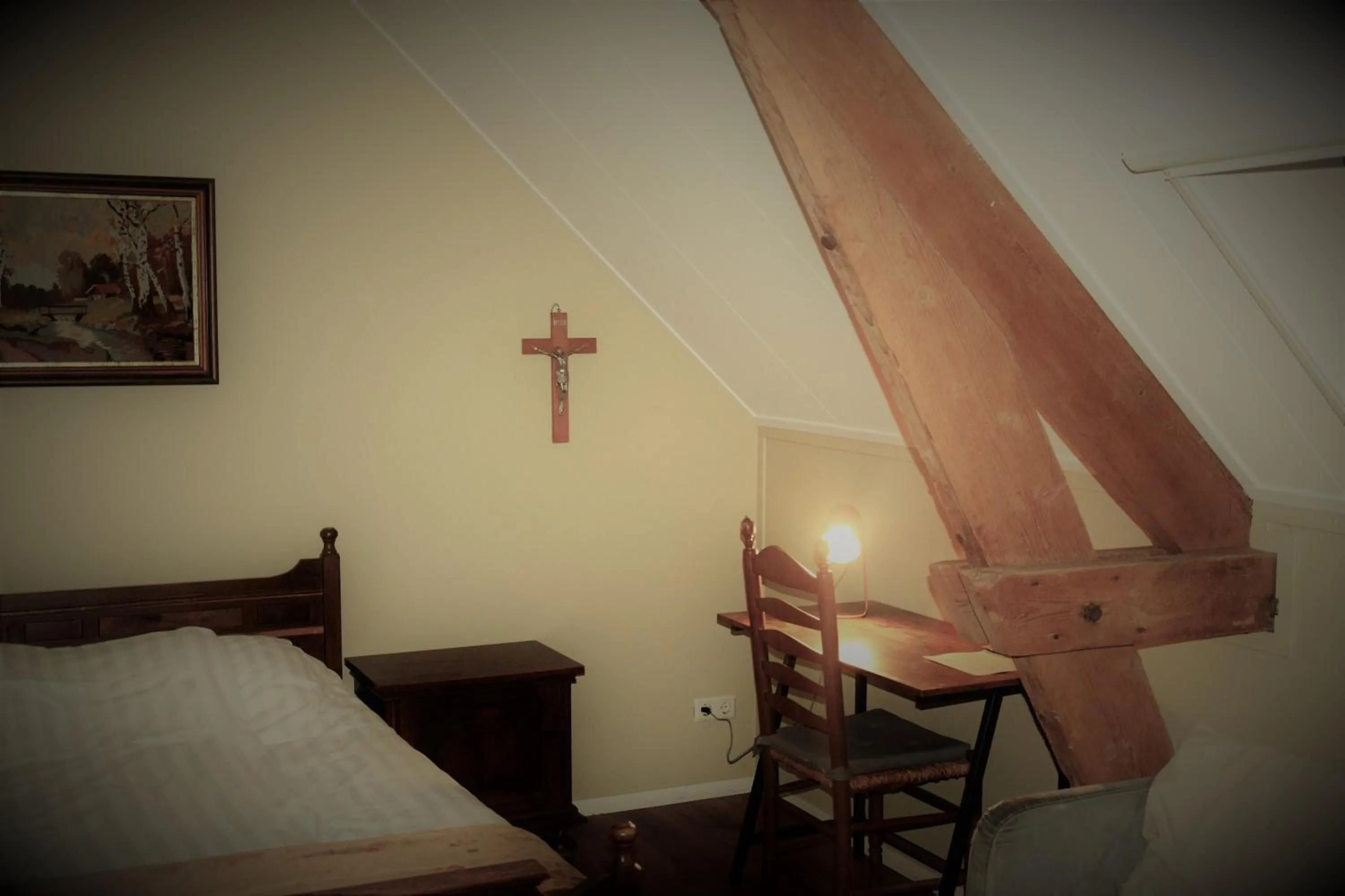 Bedroom, Bed in Hoeve de Mertel