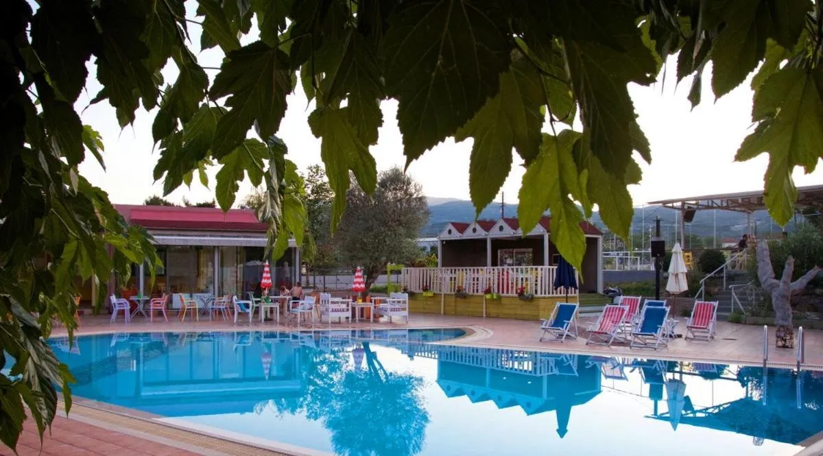 Swimming pool in Aigai Hotel