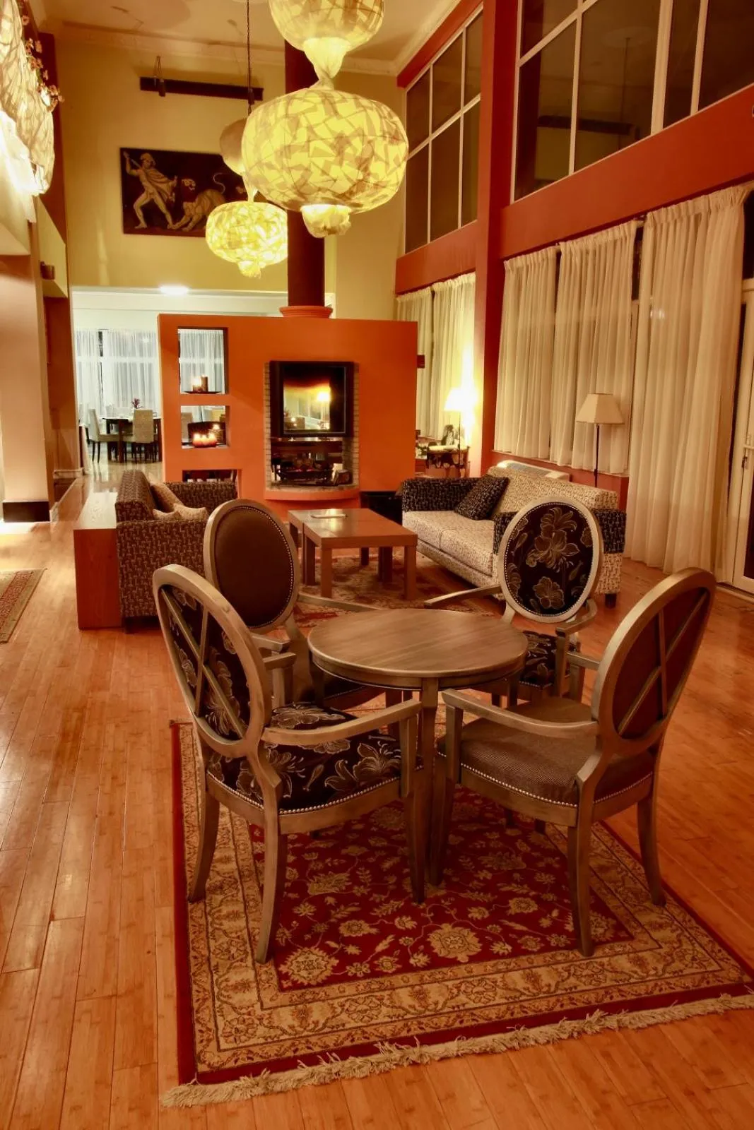 Living room in Aigai Hotel