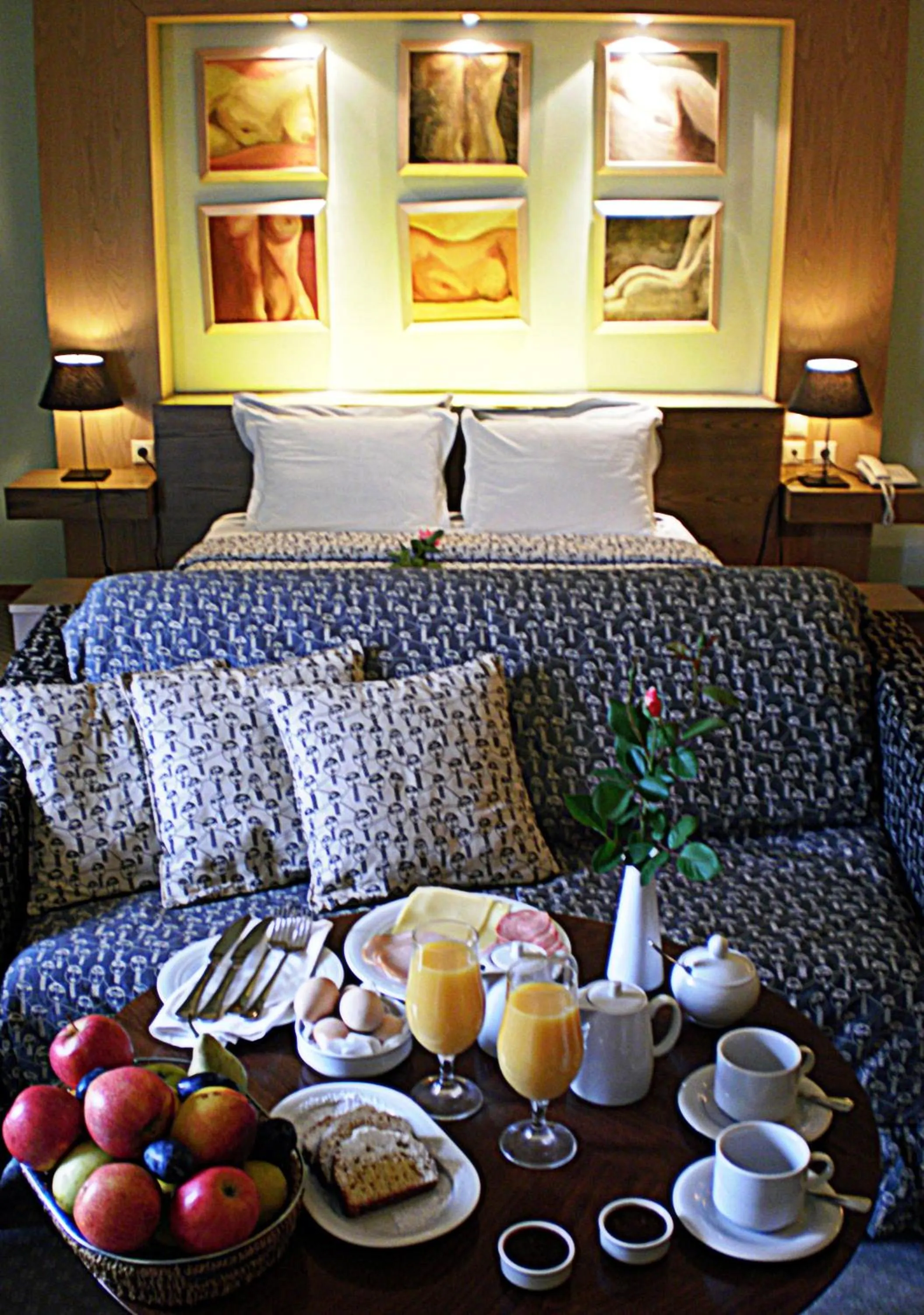 Decorative detail in Aigai Hotel