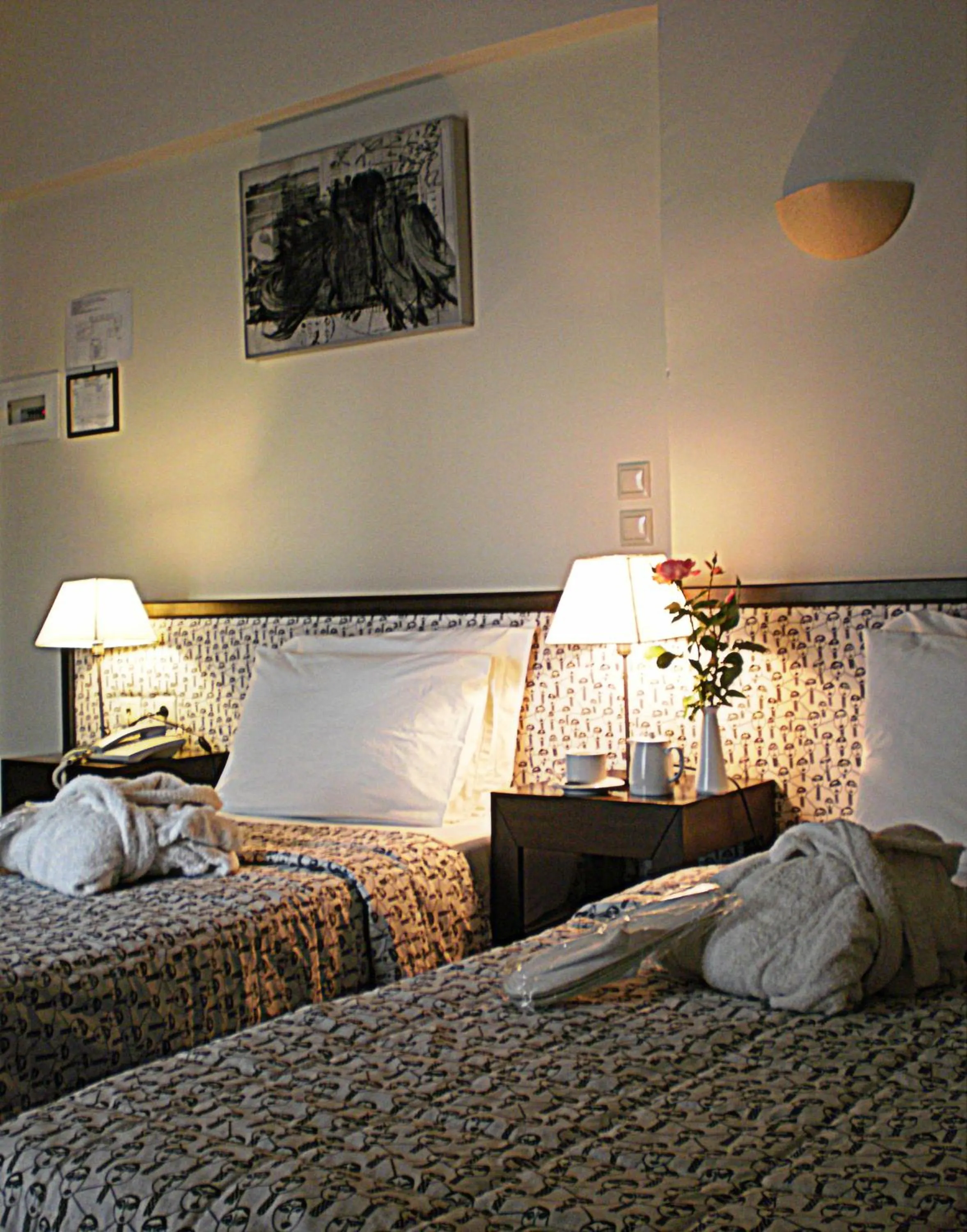 Decorative detail in Aigai Hotel